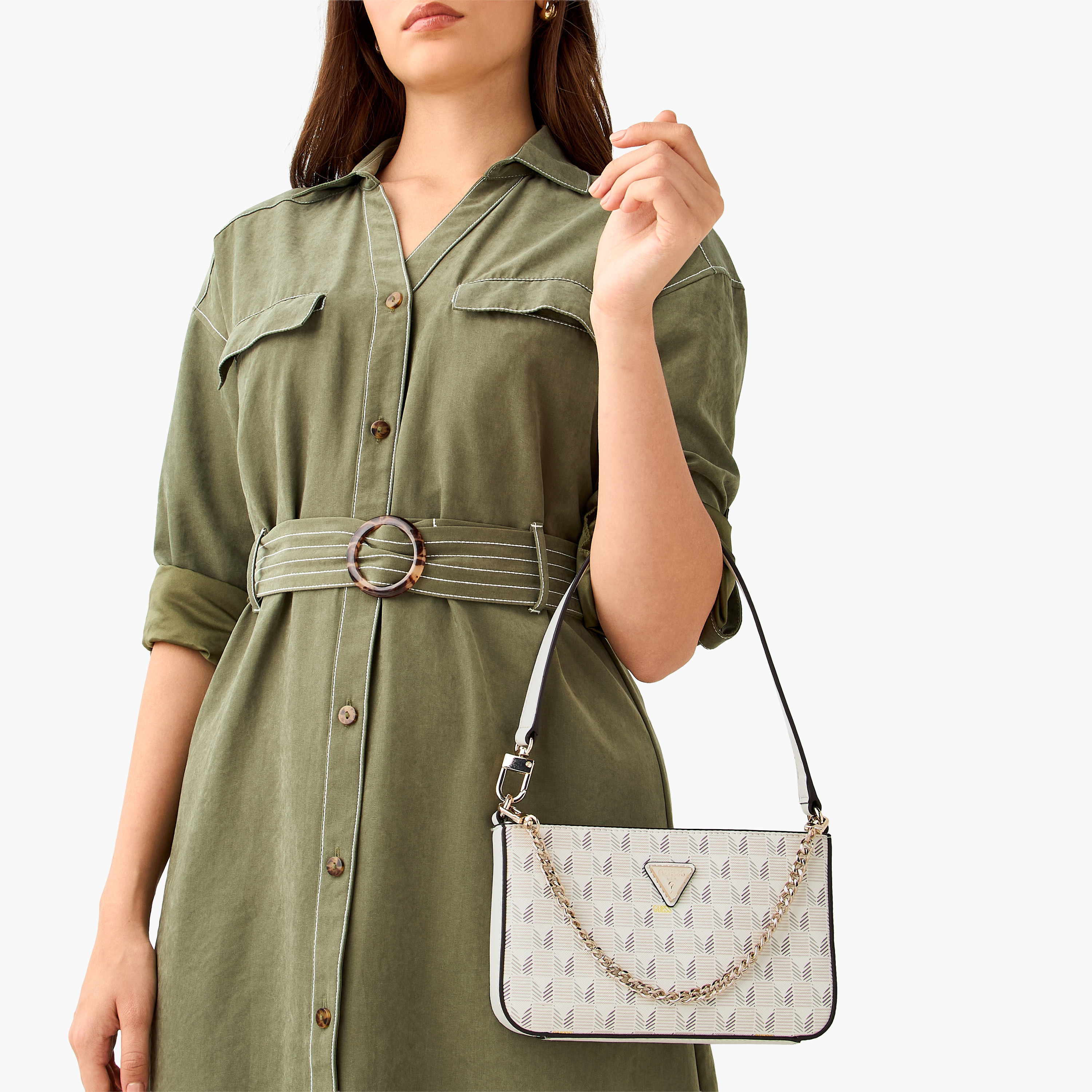 Guess G Wave II Mini Printed Shoulder Bag with Chain Detail-women-bagsandwallets-handbags-image-2