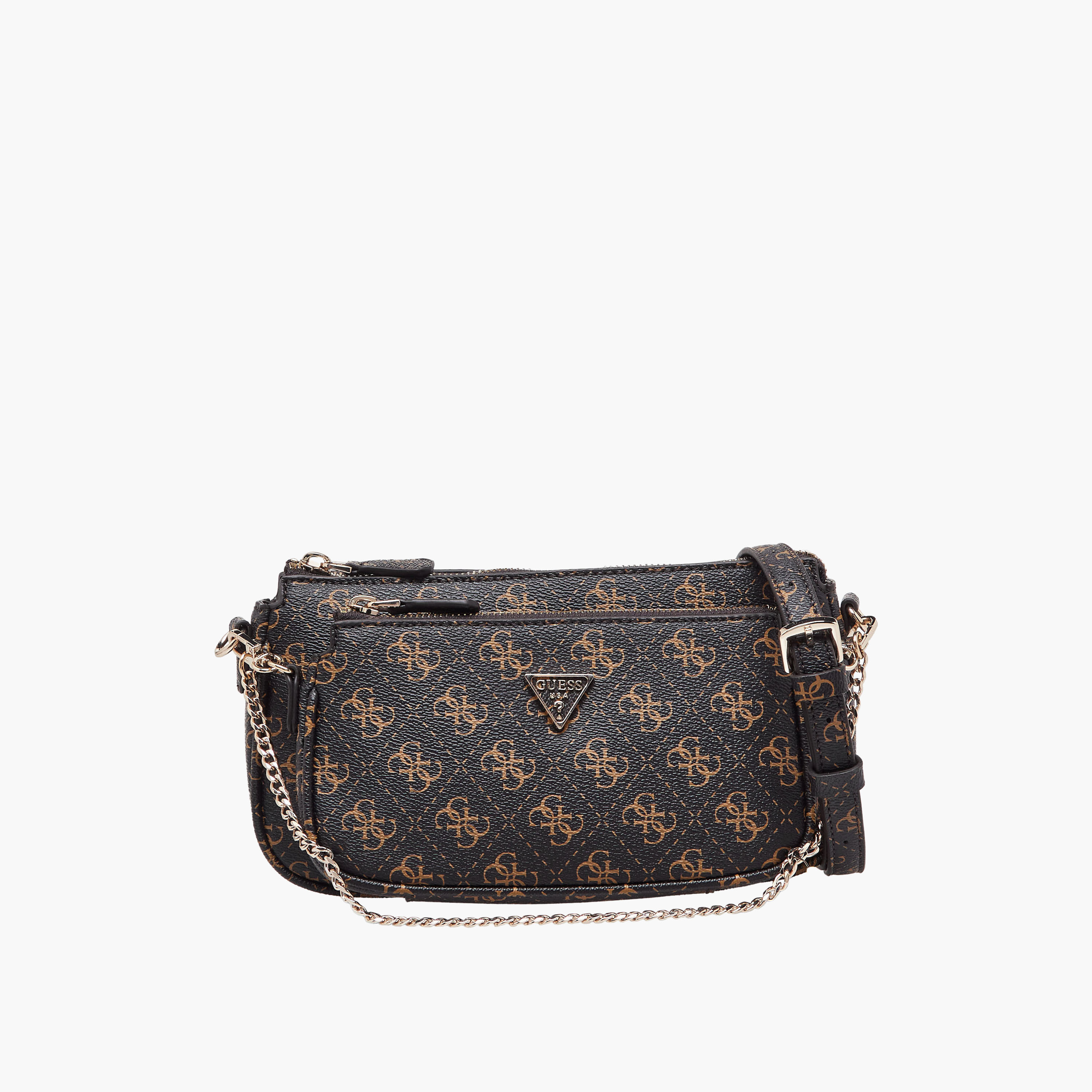 Guess Noelle II Monogram Print Crossbody Bag with Pouch-women-bagsandwallets-handbags-image-1