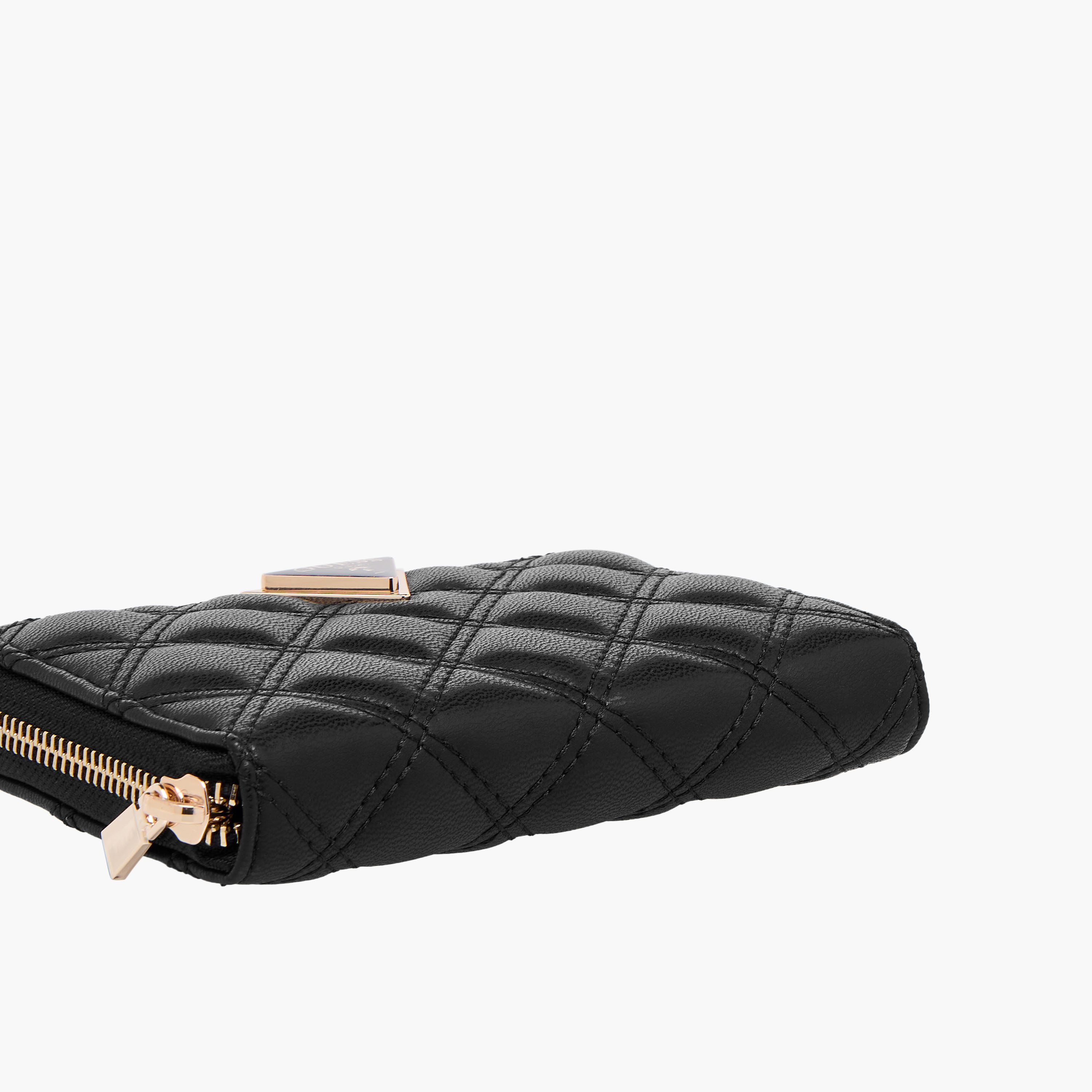 Guess Giully II SLG Quilted Wallet with Zip Closure-women-bagsandwallets-wallets-image-4