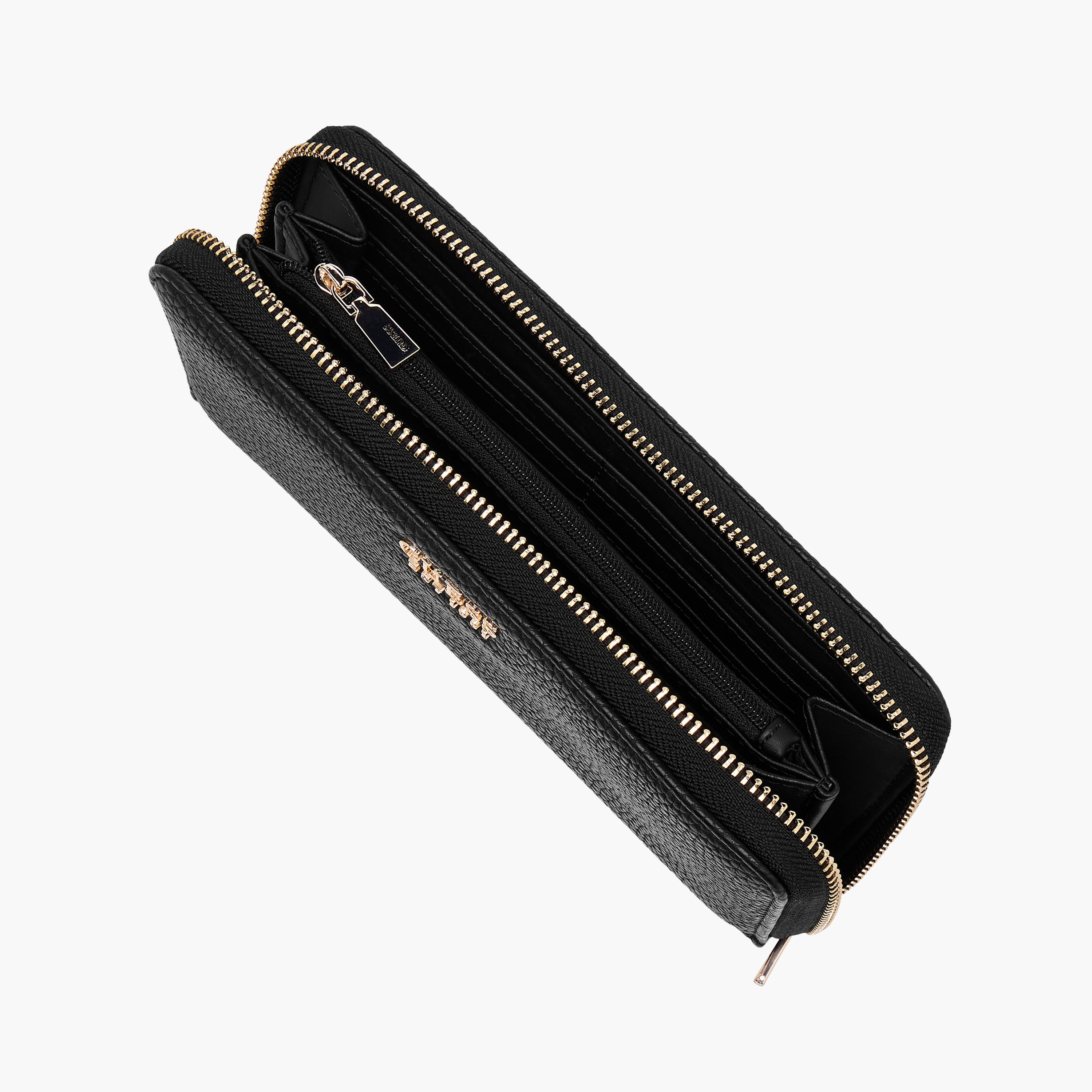 Guess Brenton Textured Wallet with Wristlet Strap-women-bagsandwallets-wallets-image-5