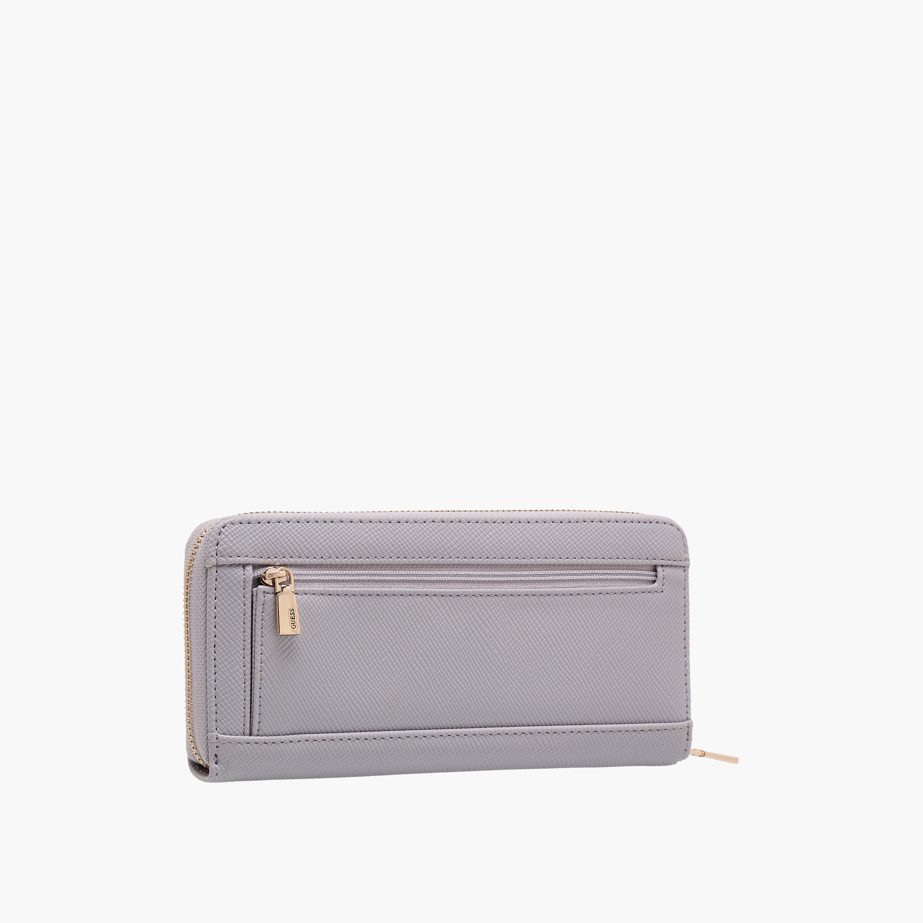 Guess Laurel Textured Wallet with Wristlet Strap-women-bagsandwallets-wallets-image-2