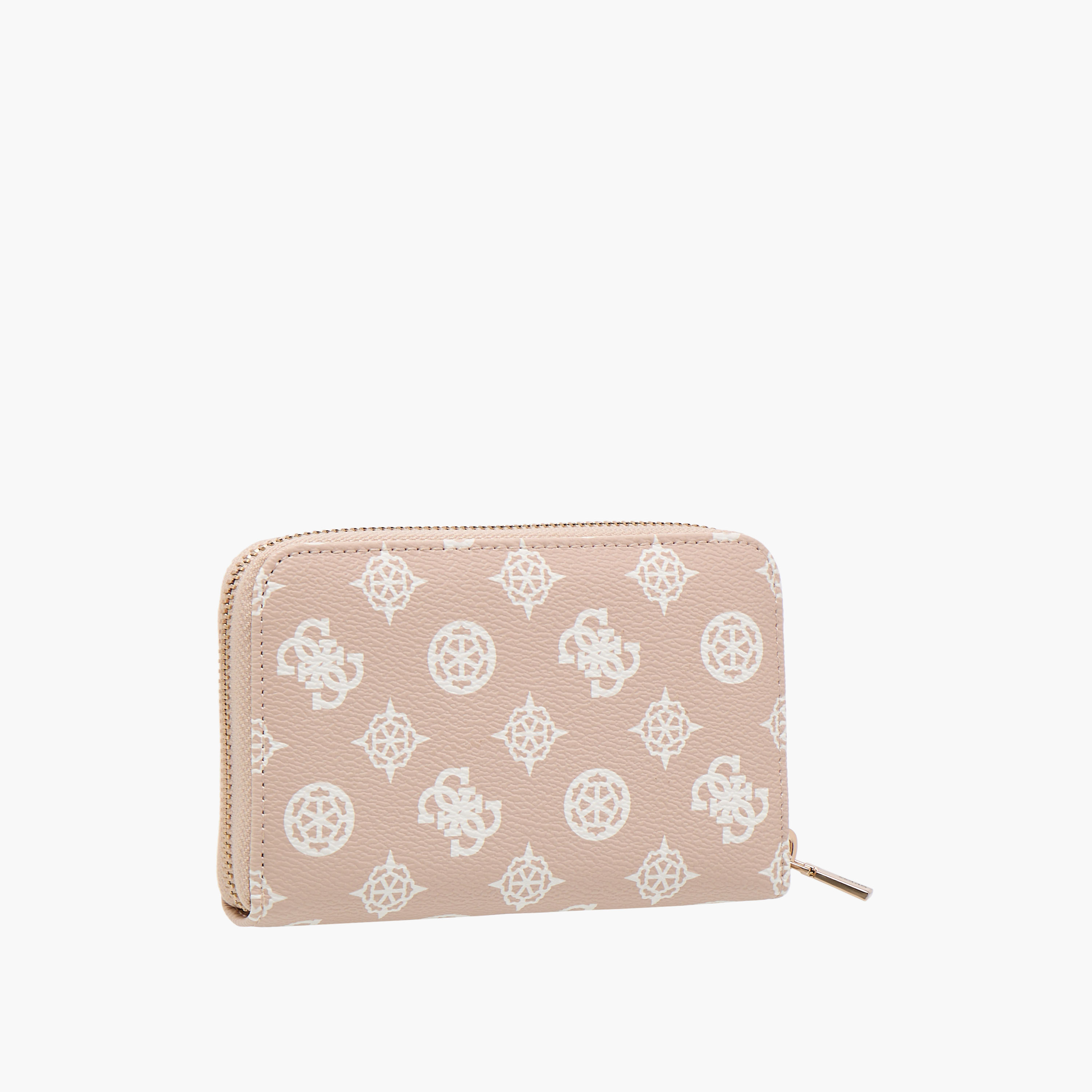Guess Laurel SLG Printed Wallet with Zip Closure-women-bagsandwallets-wallets-image-2