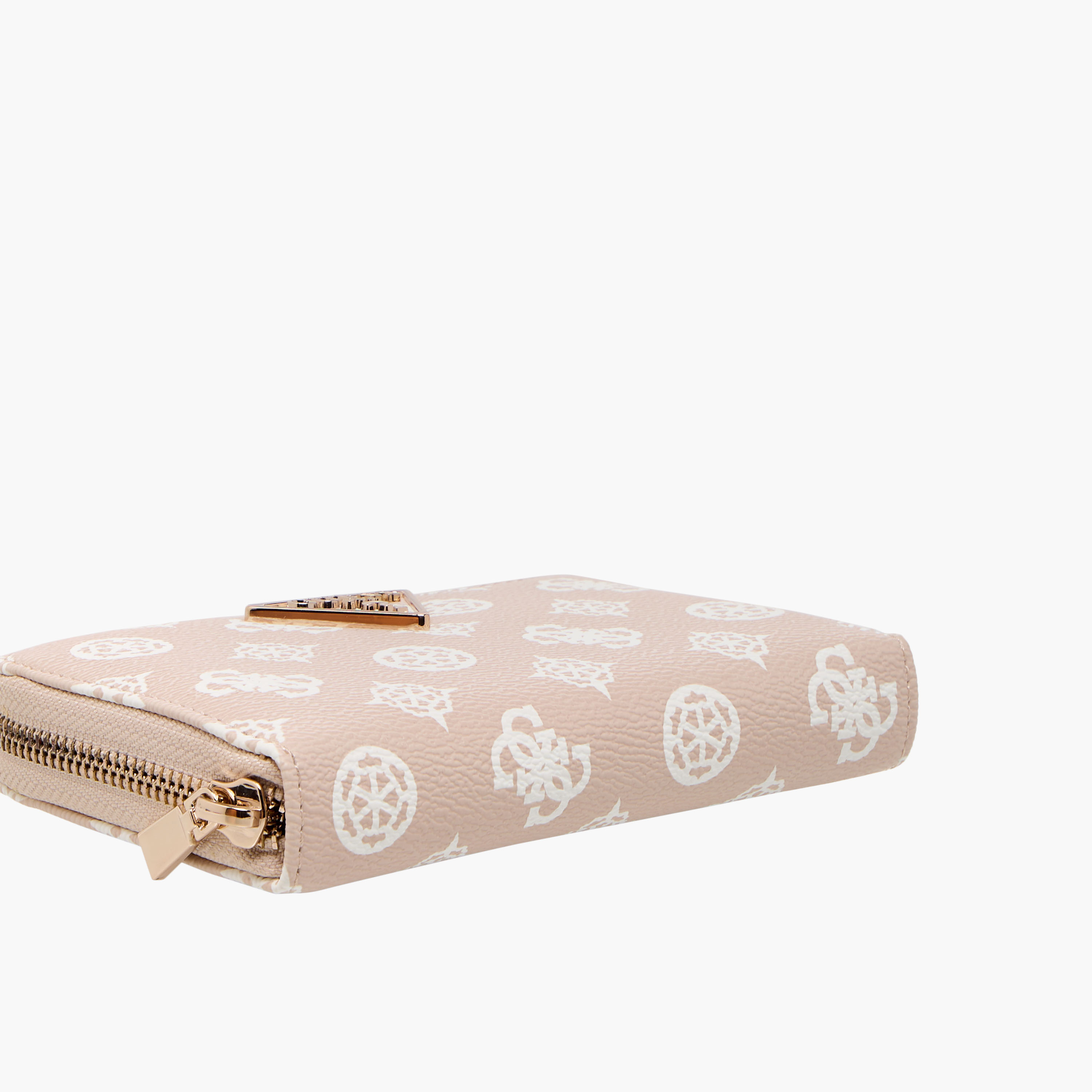 Guess Laurel SLG Printed Wallet with Zip Closure-women-bagsandwallets-wallets-image-4