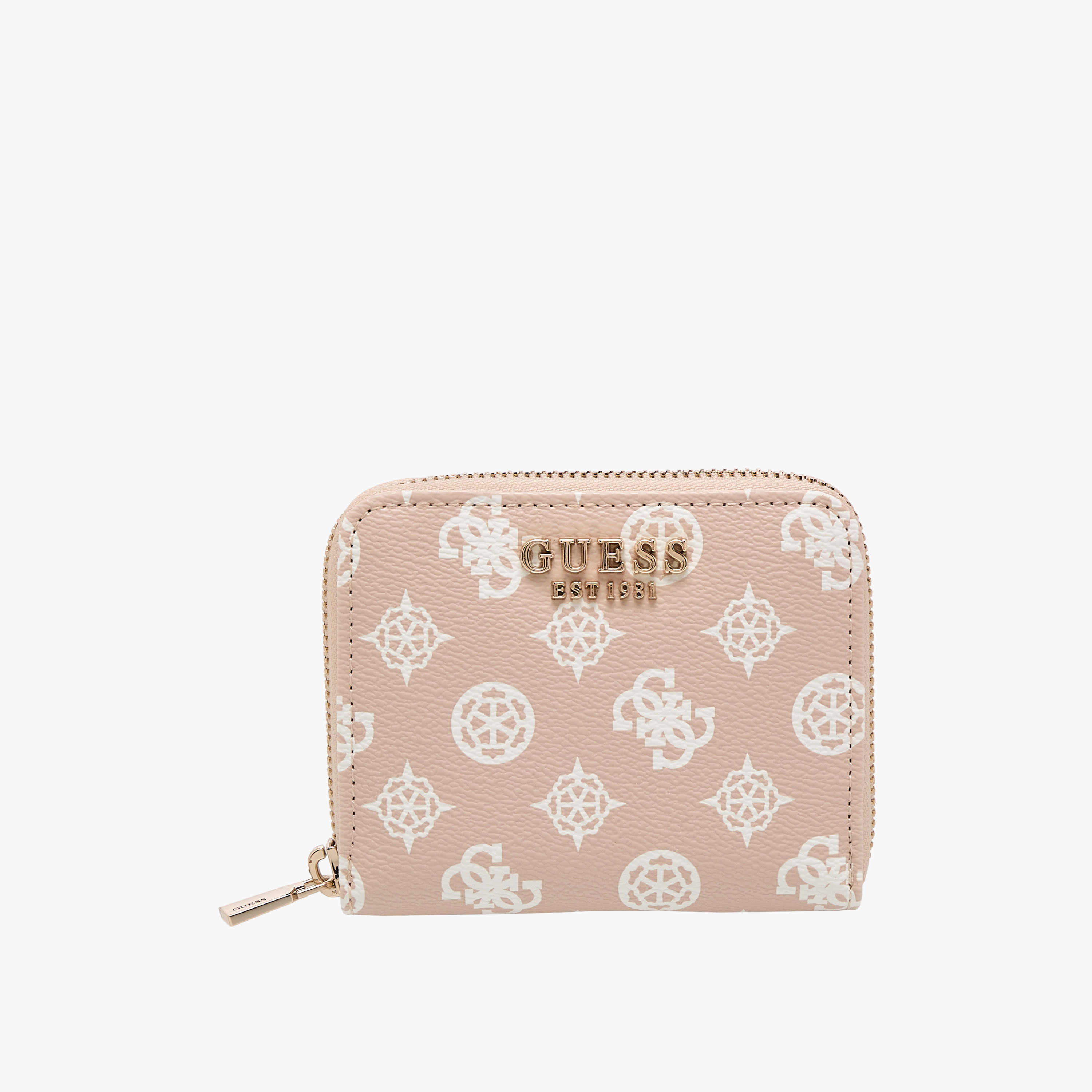 Guess LAUREL SLG Monogram Print Zip Around Wallet-women-bagsandwallets-wallets-image-1