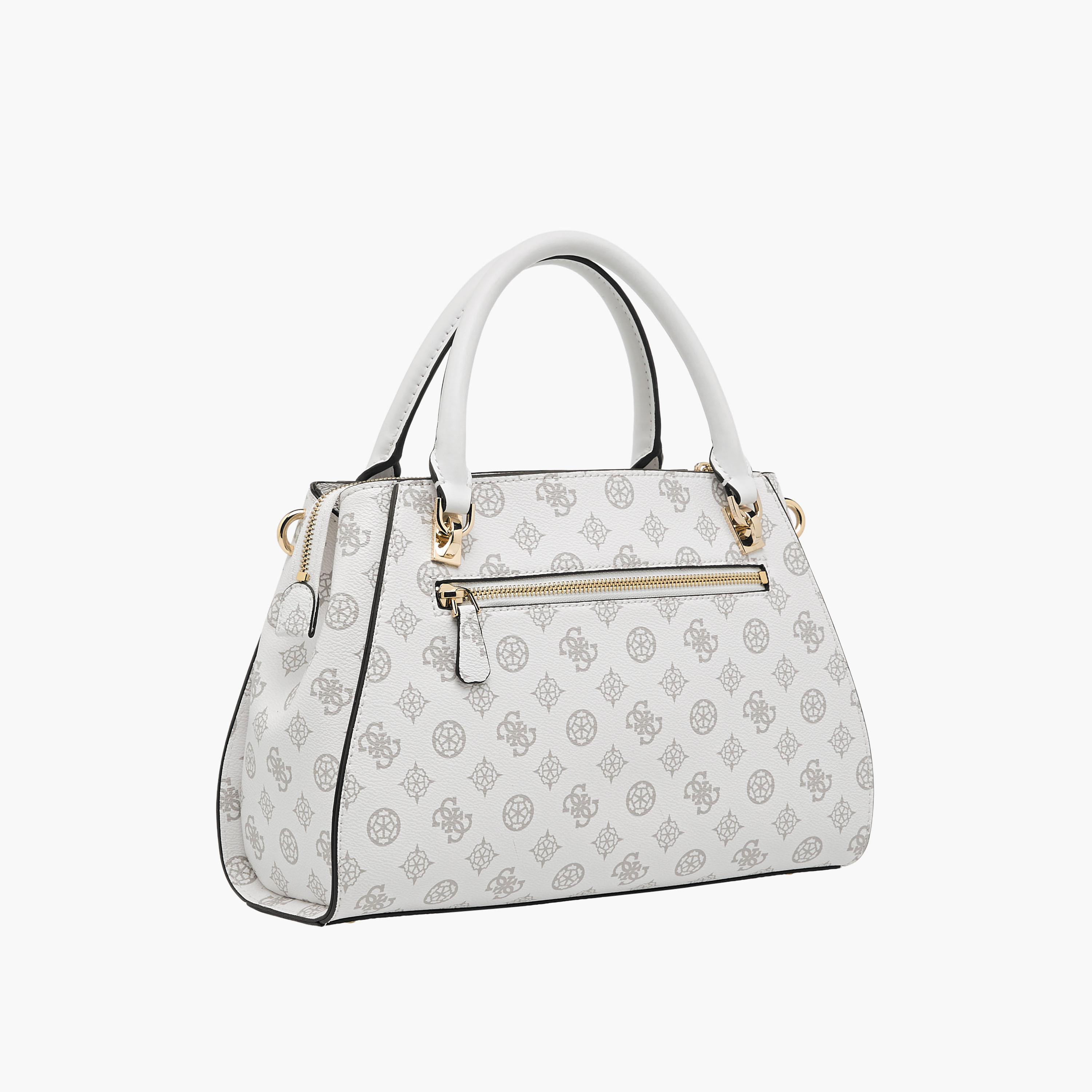 Guess Noelle Luxury Monogram Print Satchel Bag with Detachable Shoulder Strap-women-bagsandwallets-handbags-image-4