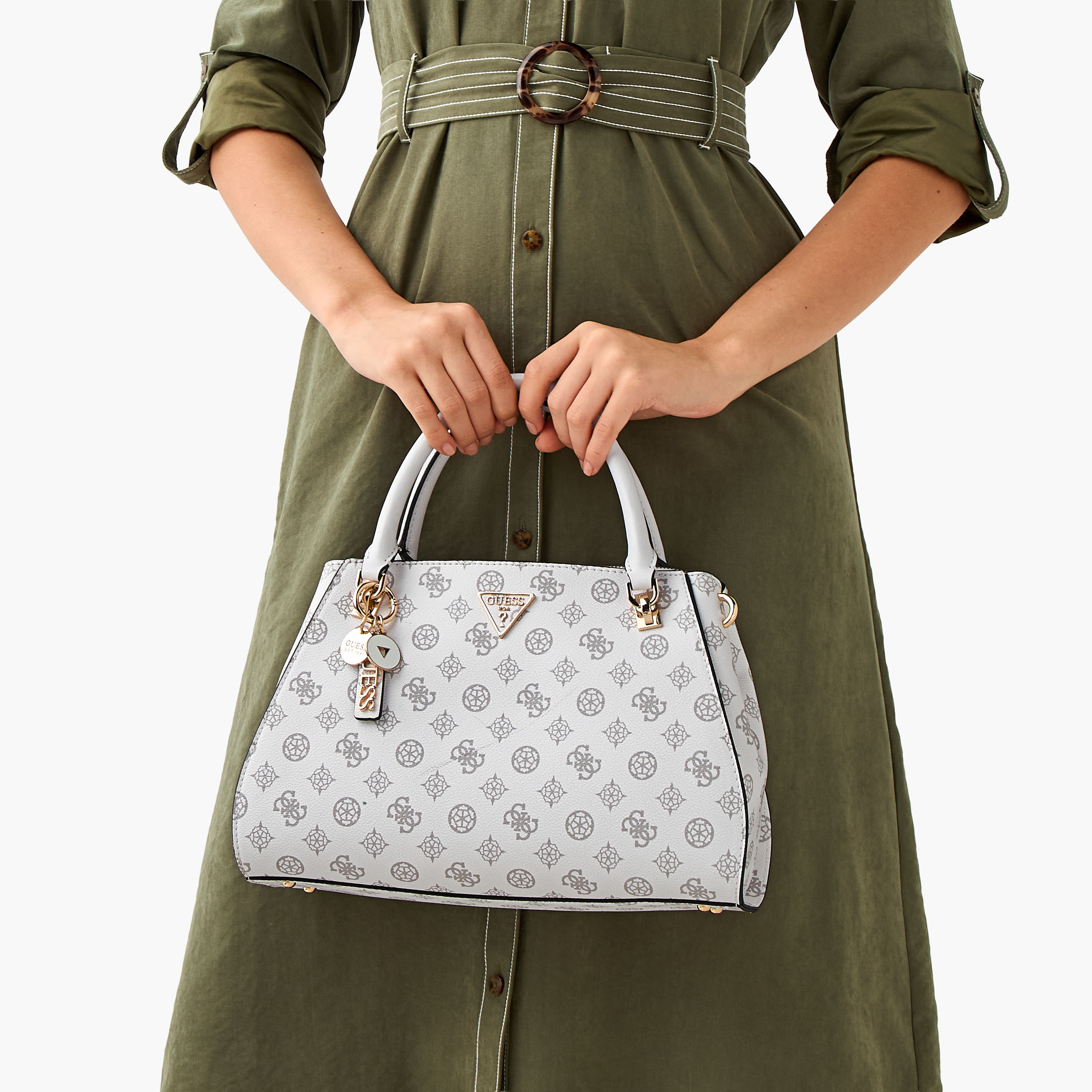 Guess Noelle Luxury Monogram Print Satchel Bag with Detachable Shoulder Strap-women-bagsandwallets-handbags-image-8
