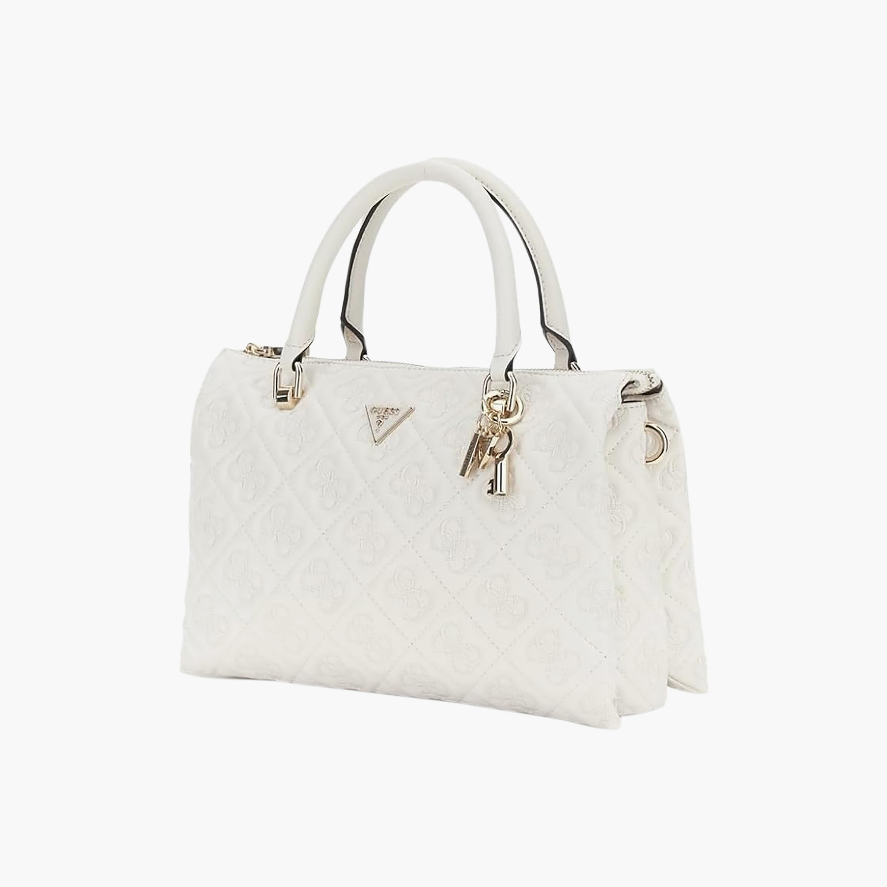 Guess - Adelasia Multi Comp Satchel - White-women-bagsandwallets-handbags-image-2