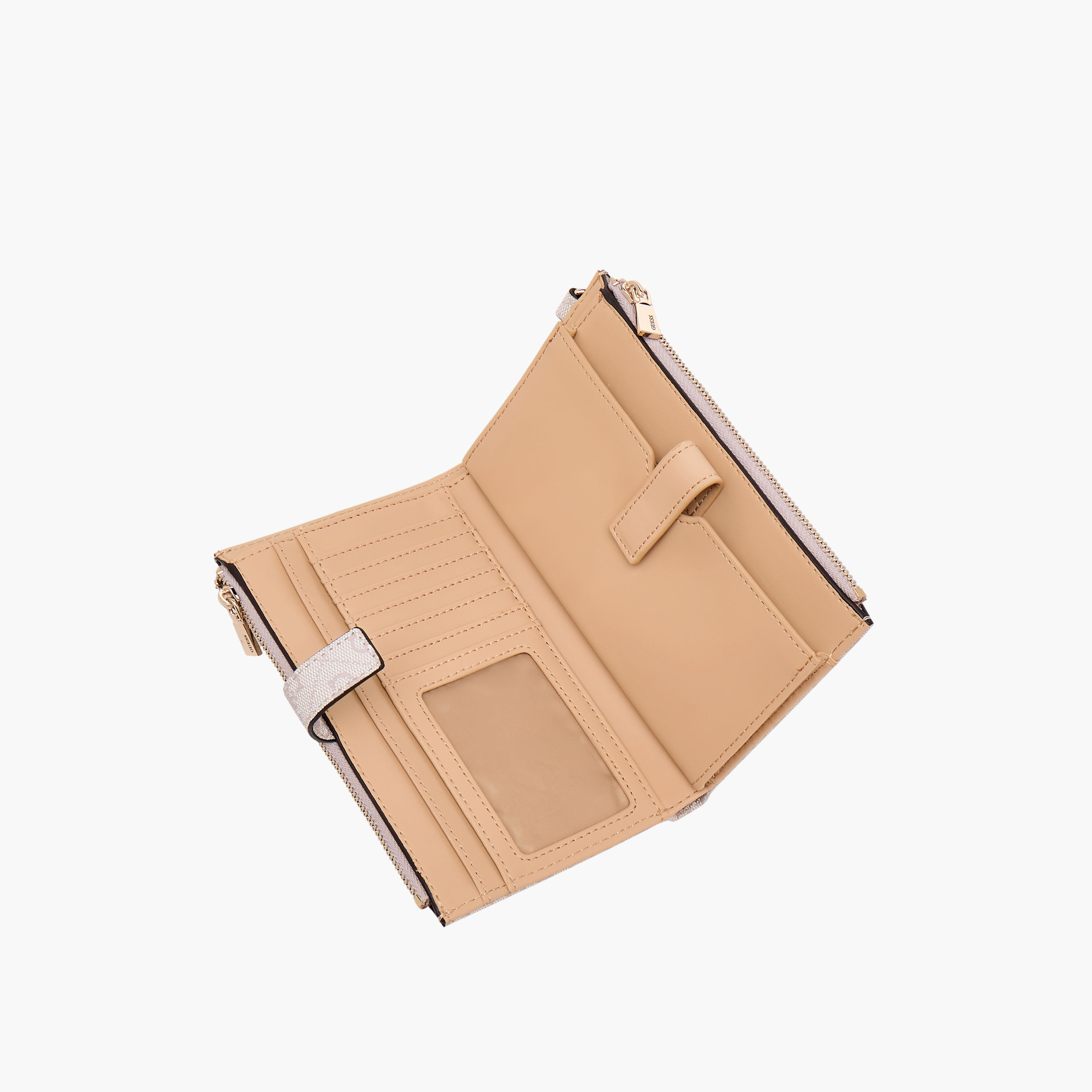 محفظة بطيّة ثنائية وطبعات مونوجرام لوريل سلاج دبل من جيس-women-bagsandwallets-wallets-image-6