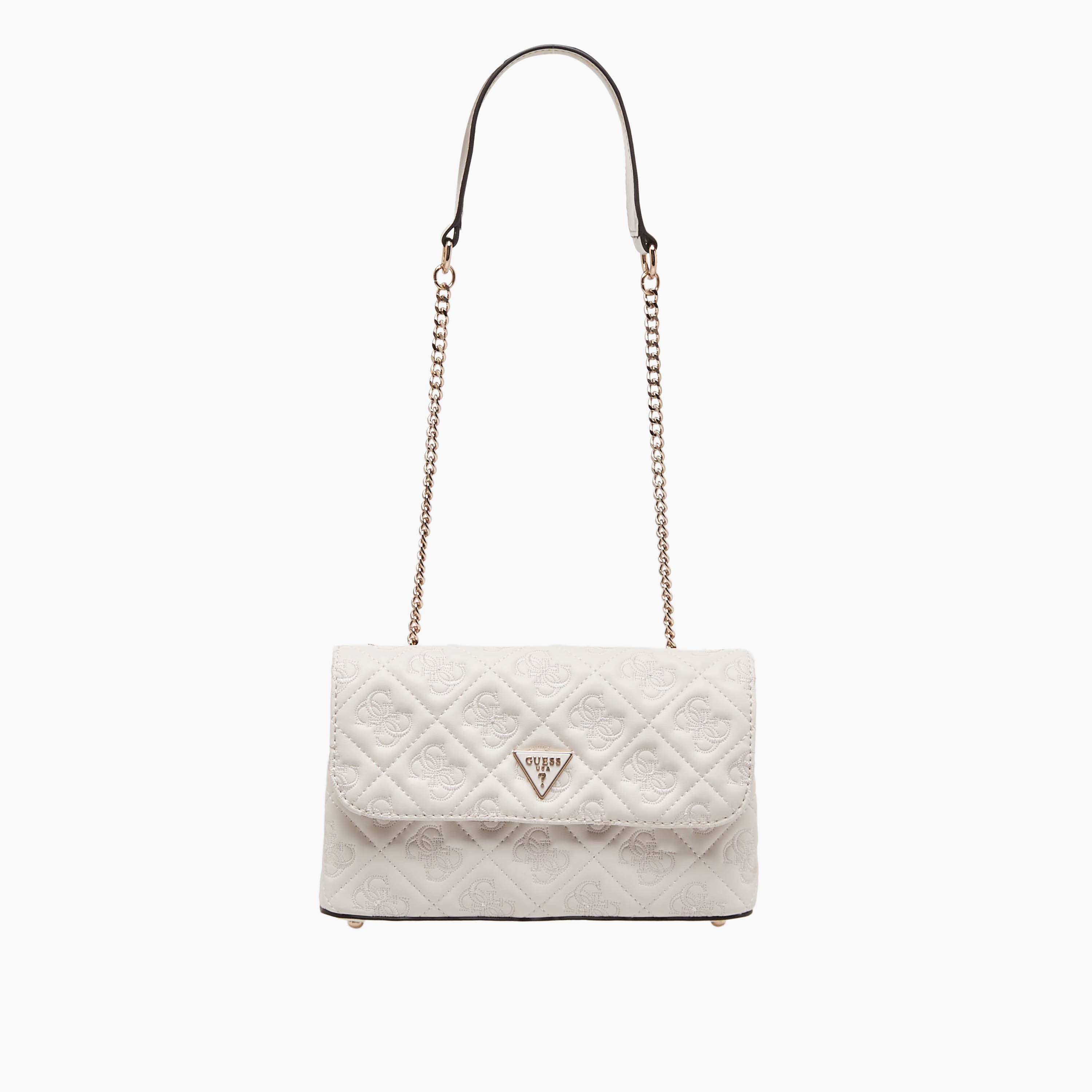 Guess Adelasia Monogram Embroidered Crossbody Bag with Chain Strap-women-bagsandwallets-handbags-image-1