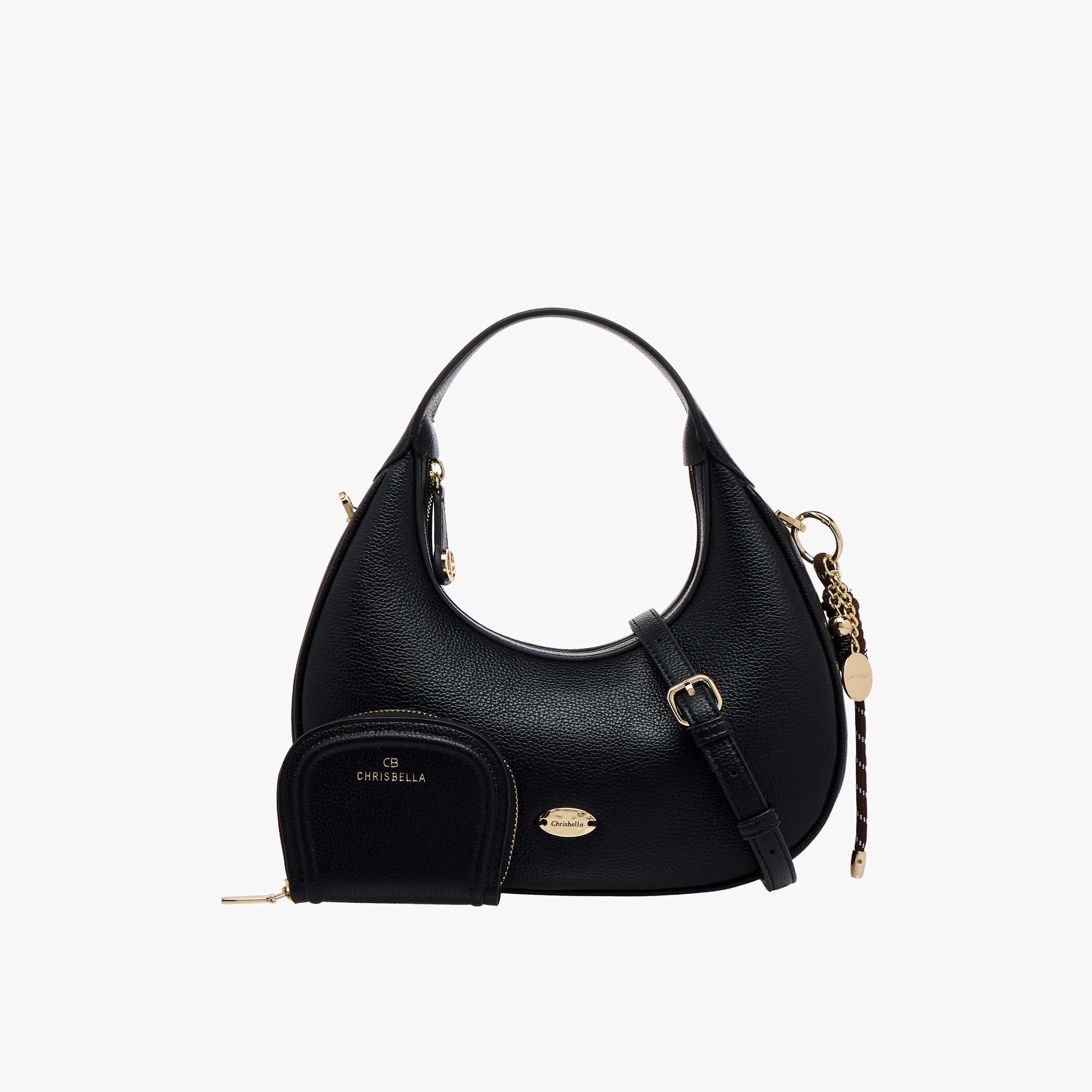شنطة باجيت سادة مع محفظة من كريسبيلا-women-bagsandwallets-handbags-image-1