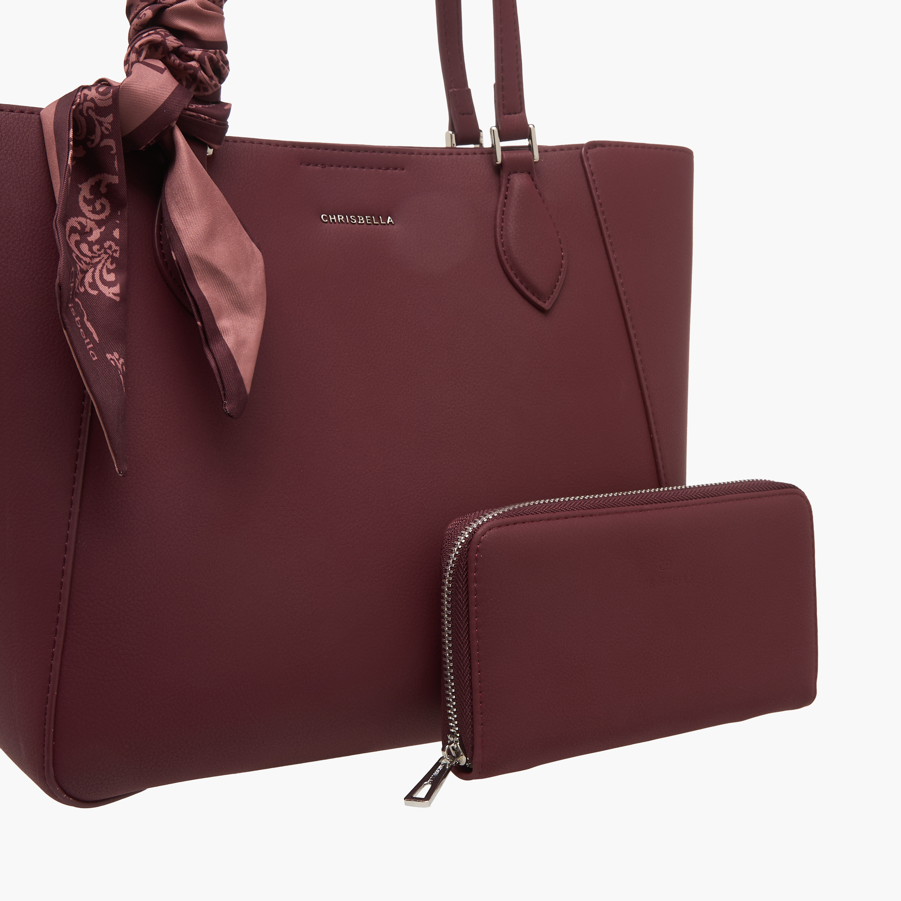 شنطة توتي بتفاصيل وشاح مع محفظة من كريسبيلا-women-bagsandwallets-handbags-image-6