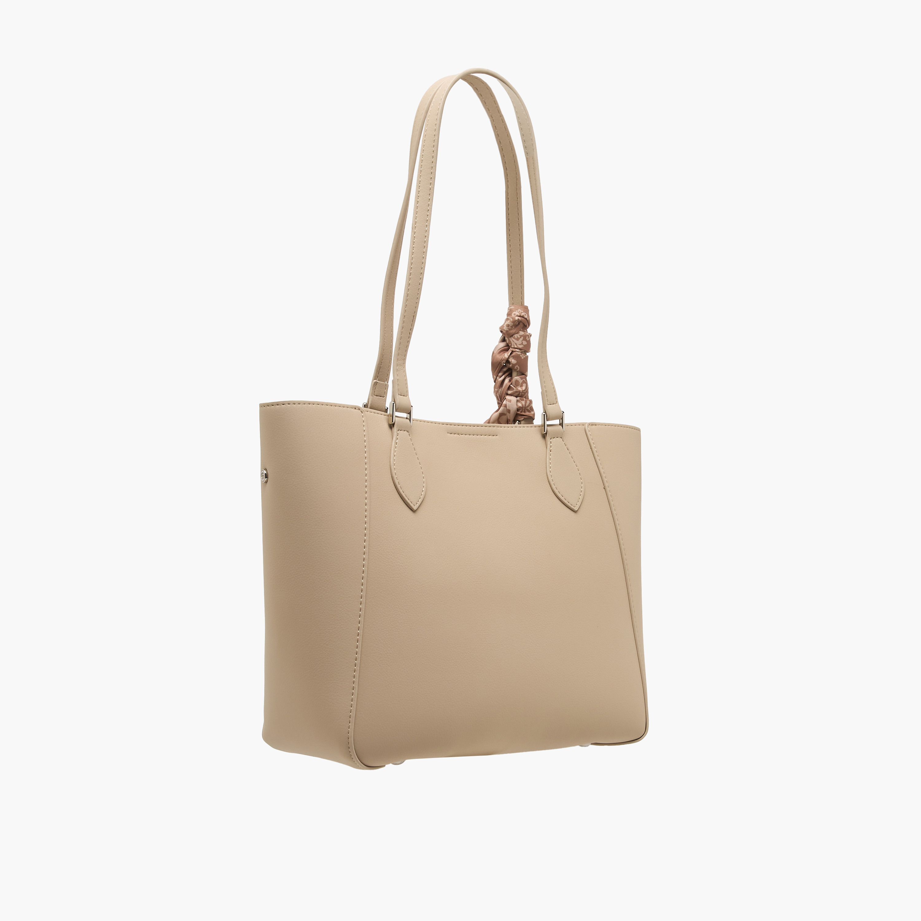 Chrisbella Scarf Detail Tote Bag with Wallet-women-bagsandwallets-handbags-image-4