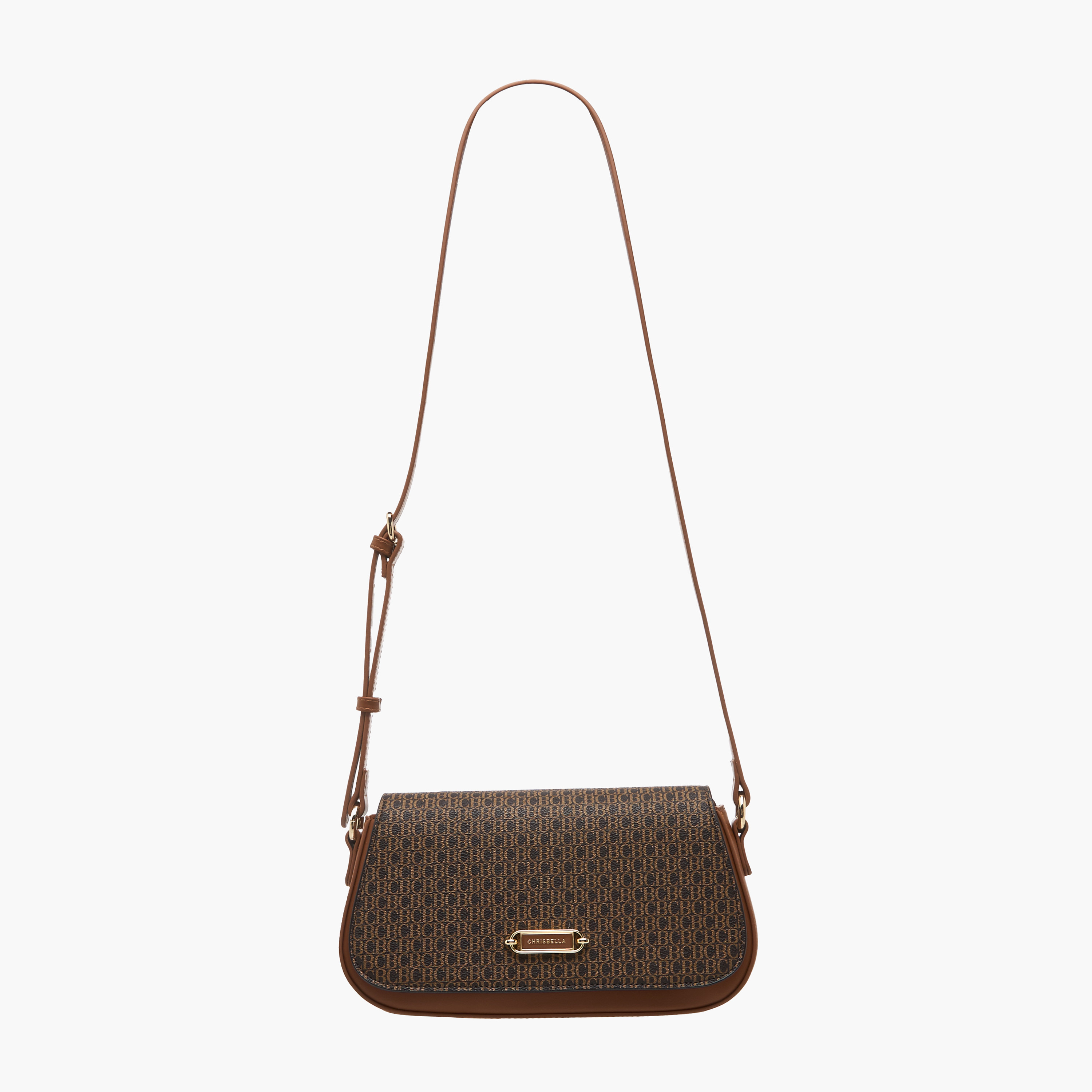 Chrisbella Monogram Print Crossbody Bag with Coin Pouch-women-bagsandwallets-handbags-image-3