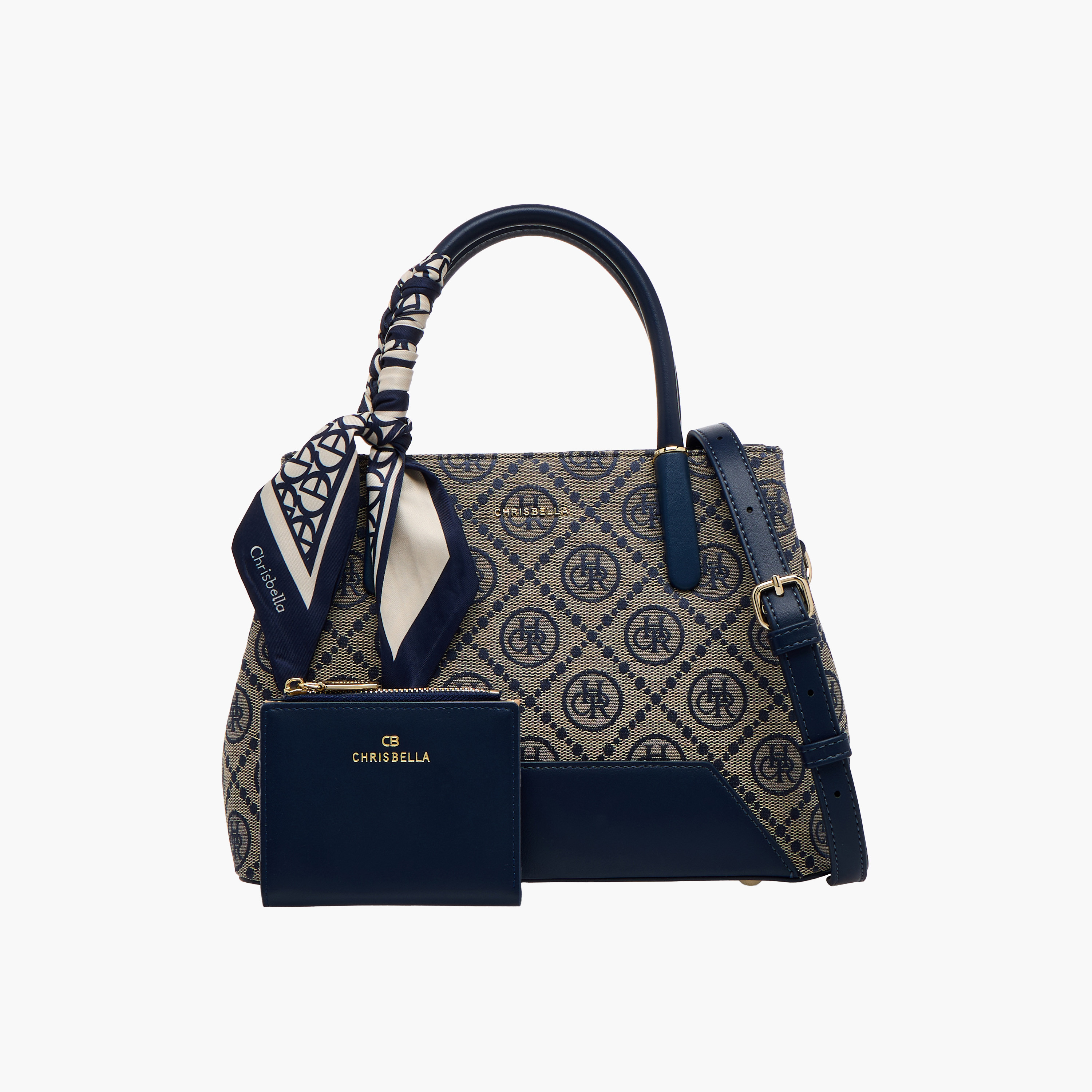 شنطة كروس بودي بطبعات مونوجرام مع محفظة عملات معدنية من كريسبيلا-women-bagsandwallets-handbags-image-1