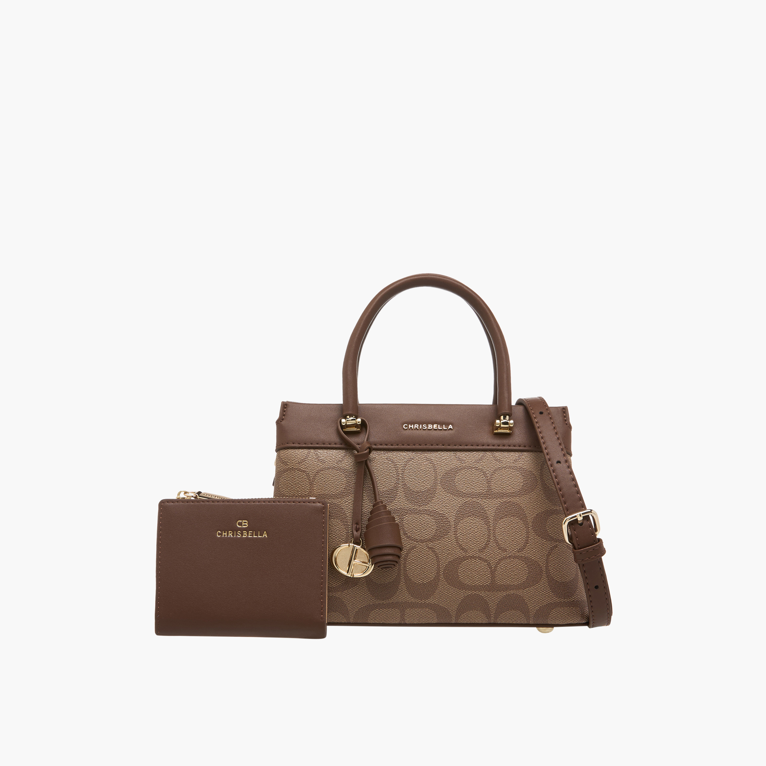 Chrisbella Monogram Print Crossbody Bag with Coin Pouch-women-bagsandwallets-handbags-image-1