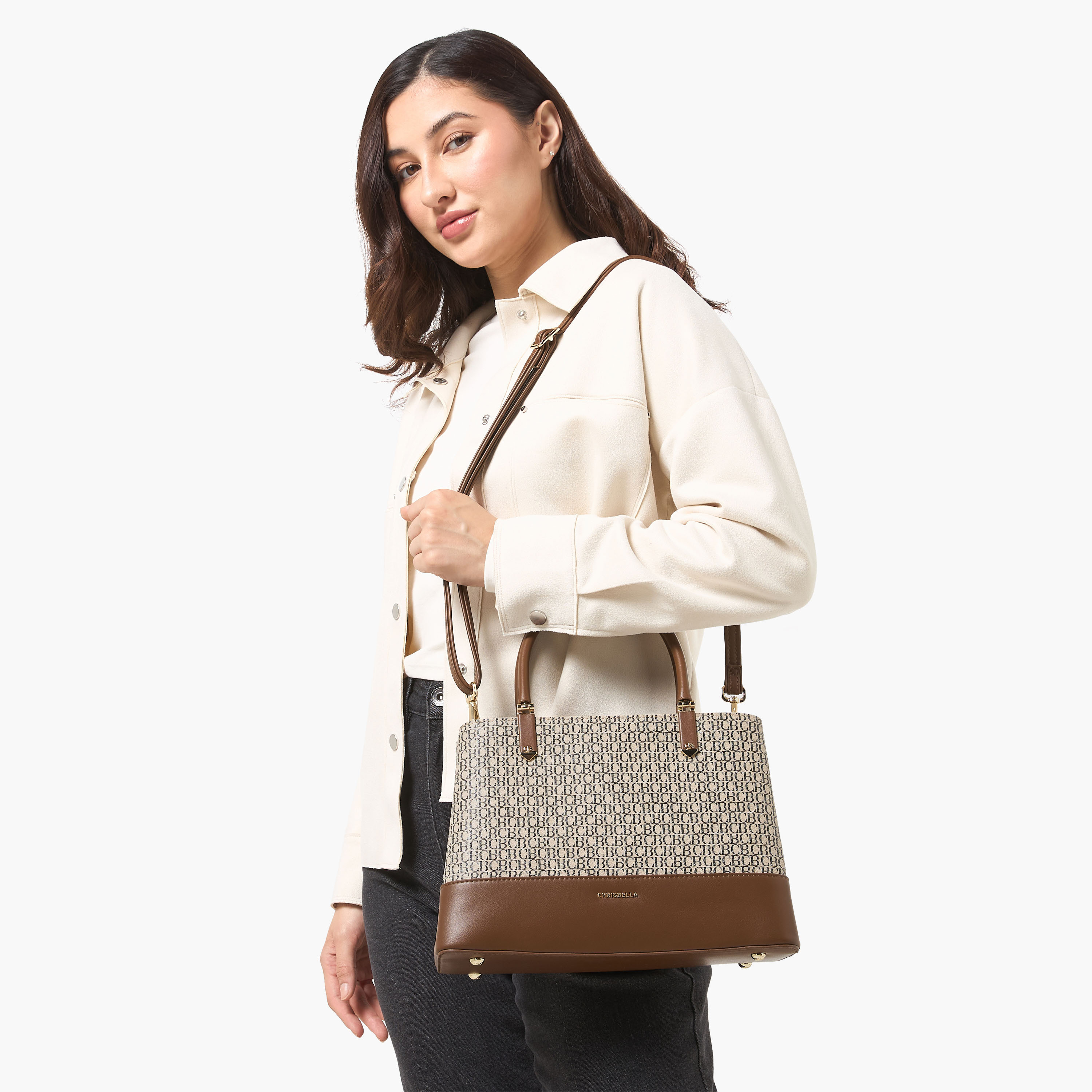 شنطة كروس بودي بطبعات مونوجرام مع محفظة من كريسبيلا-women-bagsandwallets-handbags-image-2