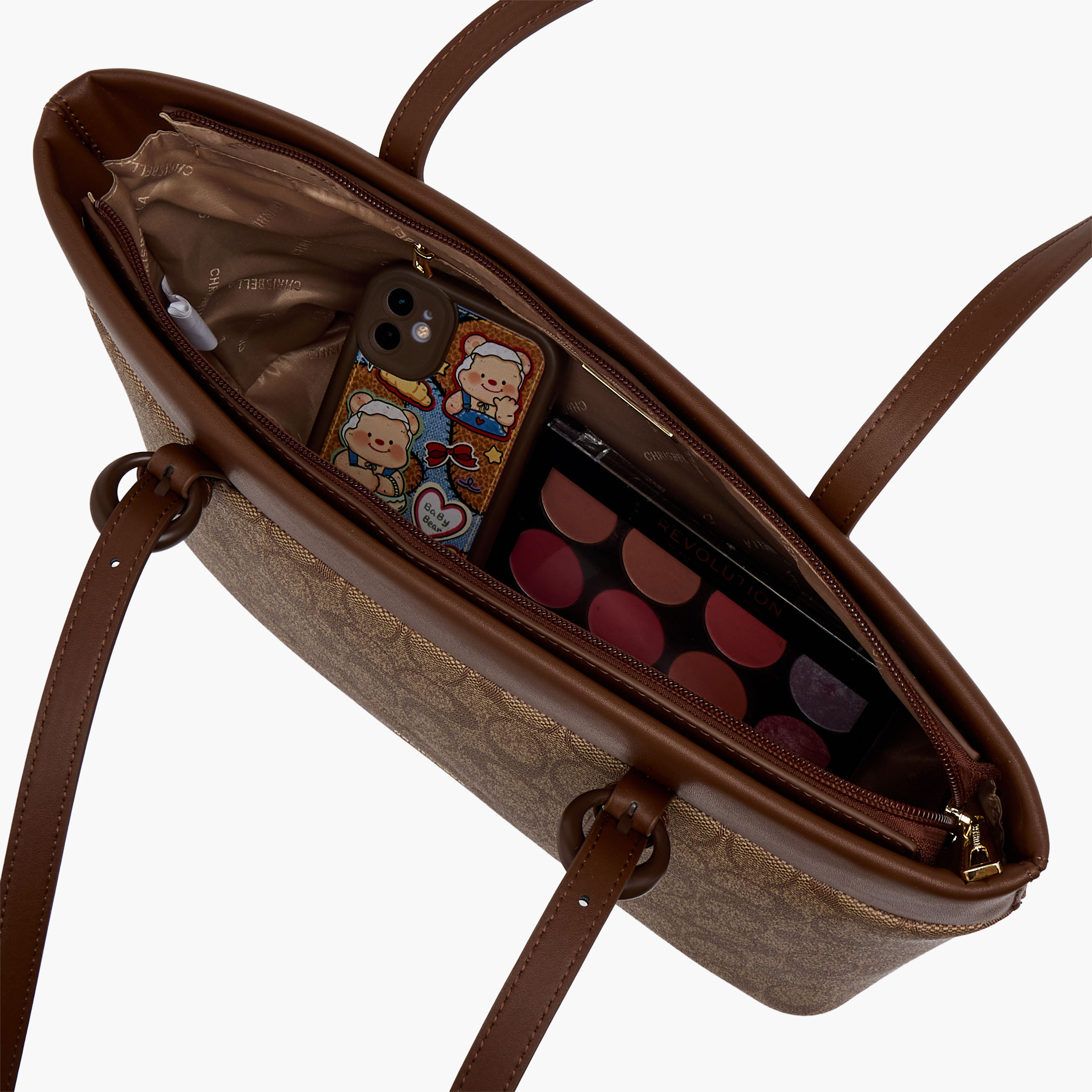 Chrisbella Monogram Print Tote Bag with Crossbody Bag-women-bagsandwallets-handbags-image-9