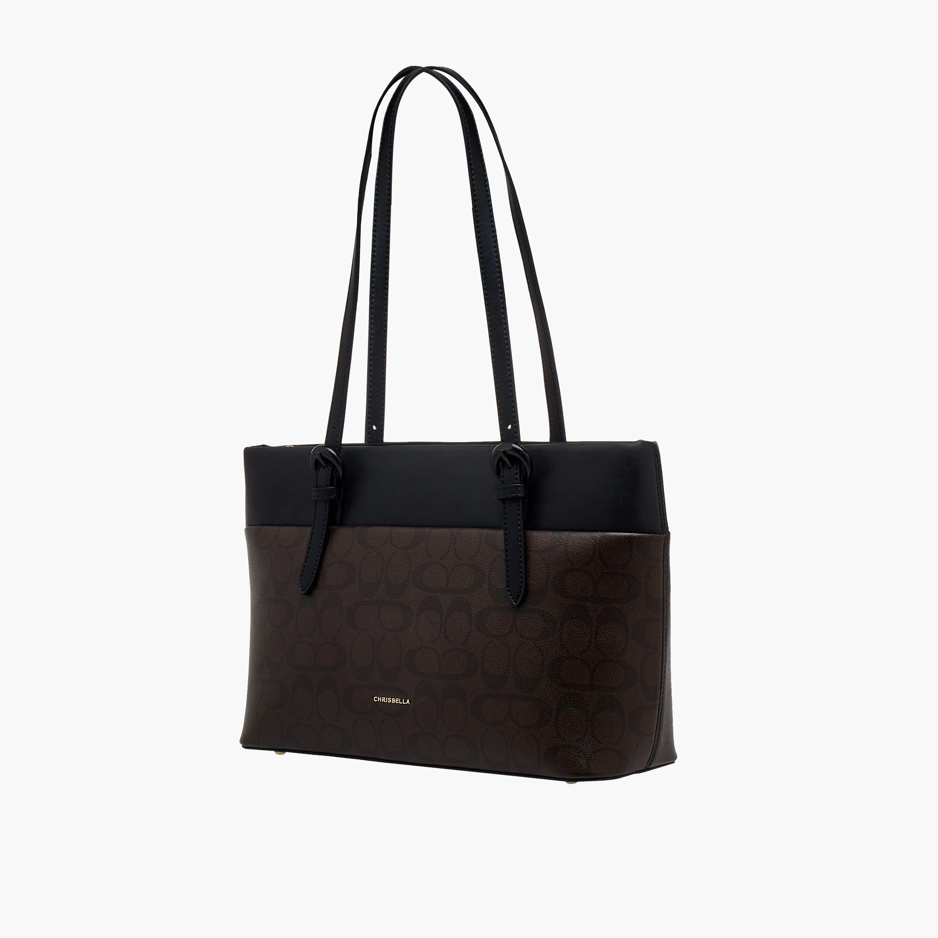 Chrisbella Monogram Print Tote Bag with Crossbody Bag-women-bagsandwallets-handbags-image-3