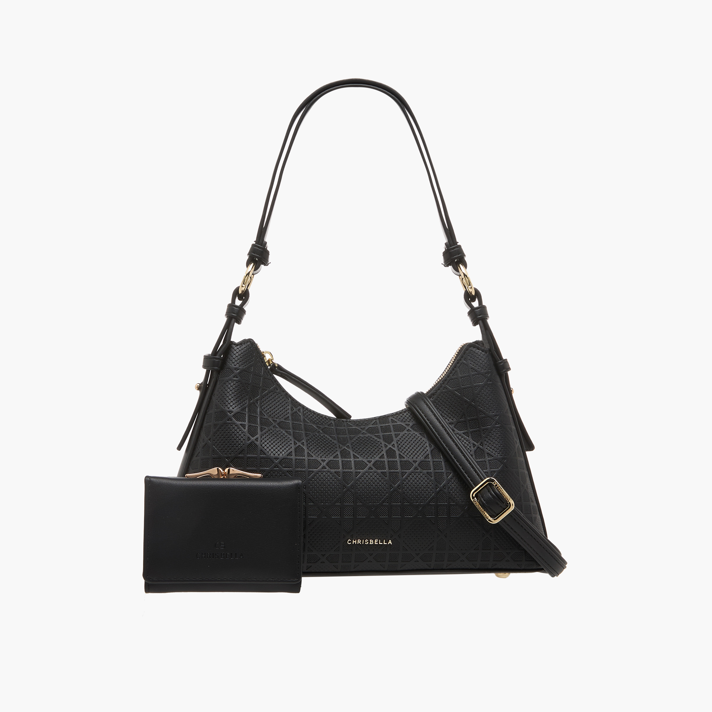 Chrisbella Charm Detail Crossbody Bag with Coin Purse-women-bagsandwallets-handbags-image-1