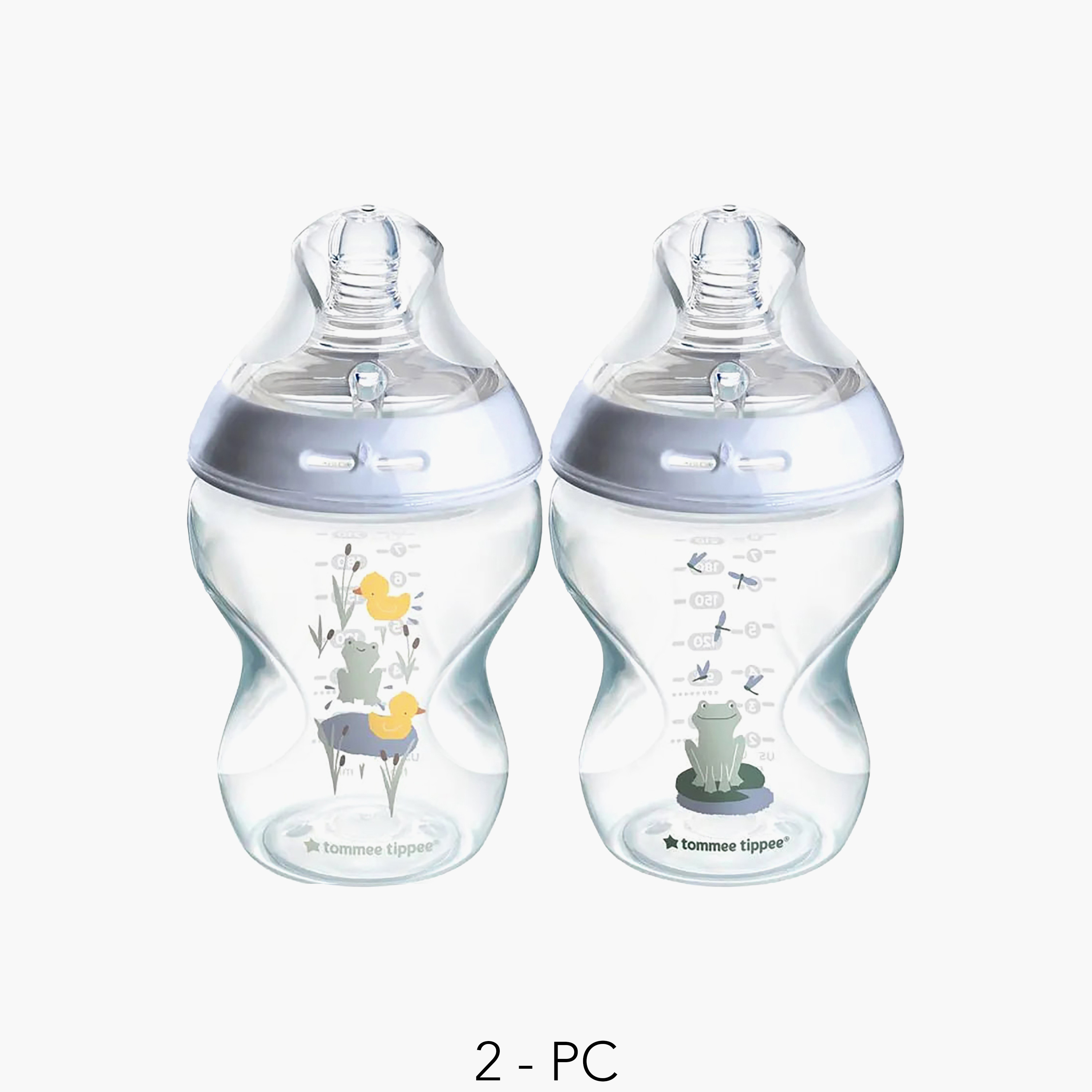 Pack of 2 Tommee Tippee Feeding Bottle with Anti-Colic Valve, 260 ml-baby-feeding-feedingbottles-bottlesandteats-image-1