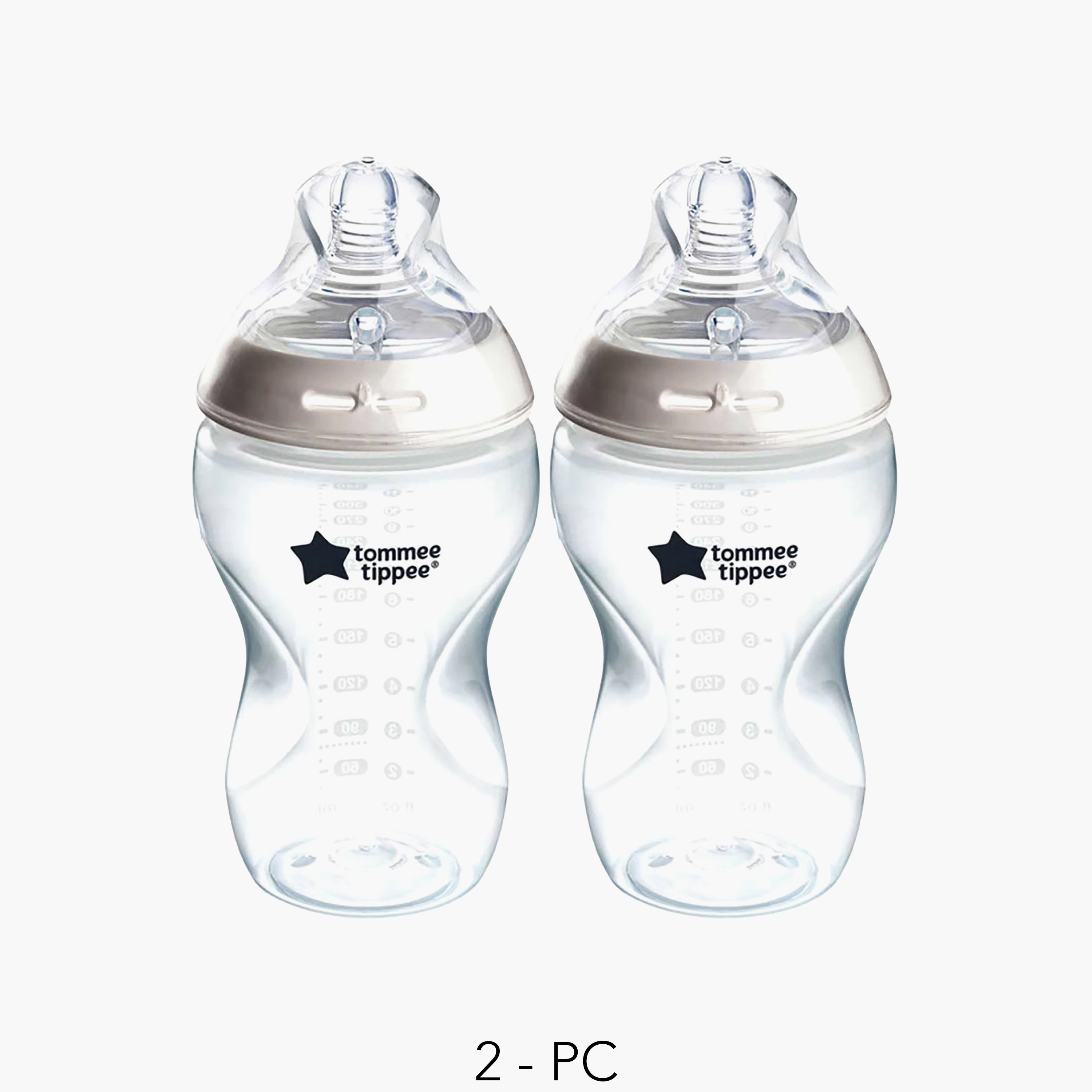 Pack of 2 Tommee Tippee Feeding Bottle with Anti-Colic Valve, 340 ml-baby-feeding-feedingbottles-bottlesandteats-image-1