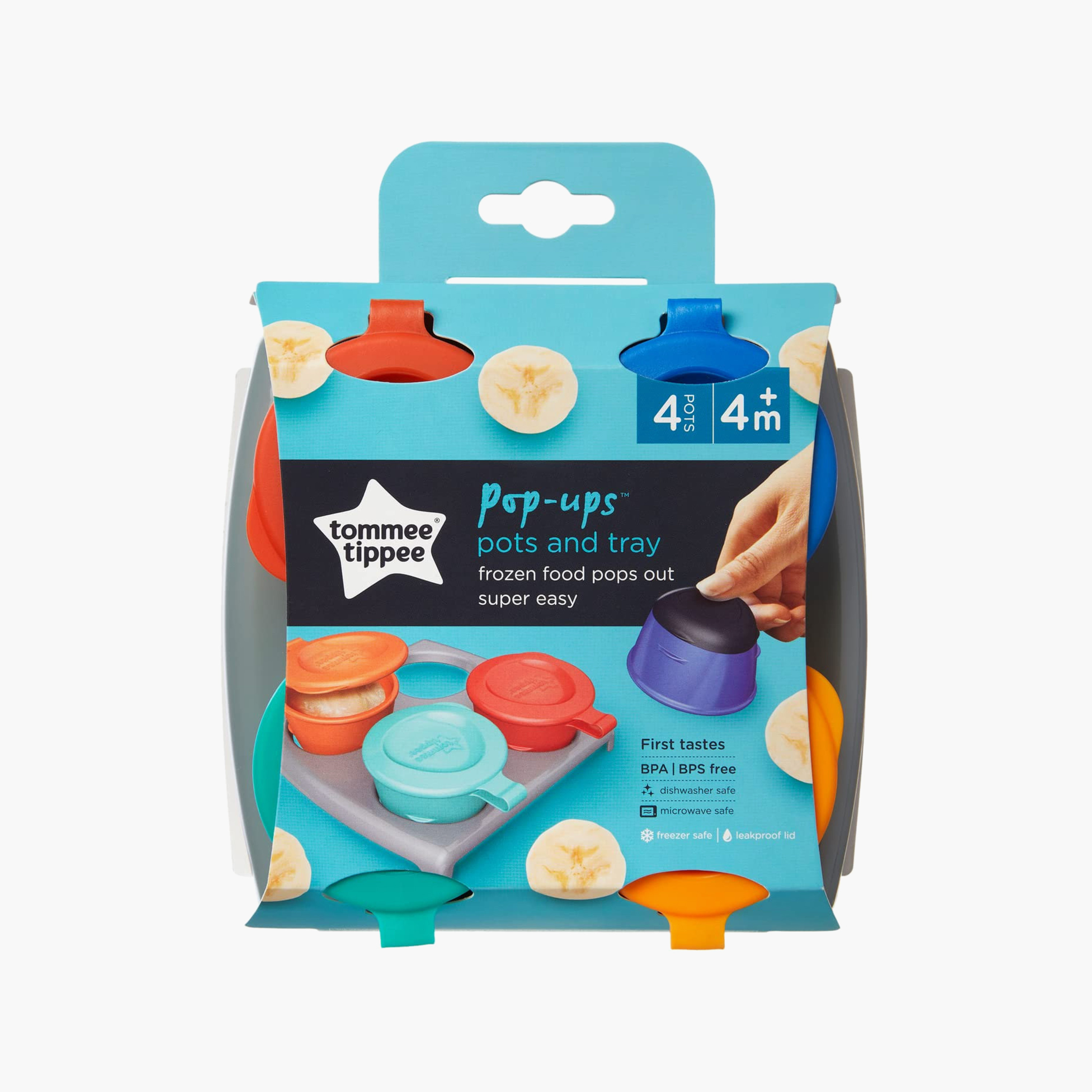 Pack of 4 Tommee Tippee Frozen Pop-Up Pots with Tray-baby-feeding-mealtimeessentials-image-3