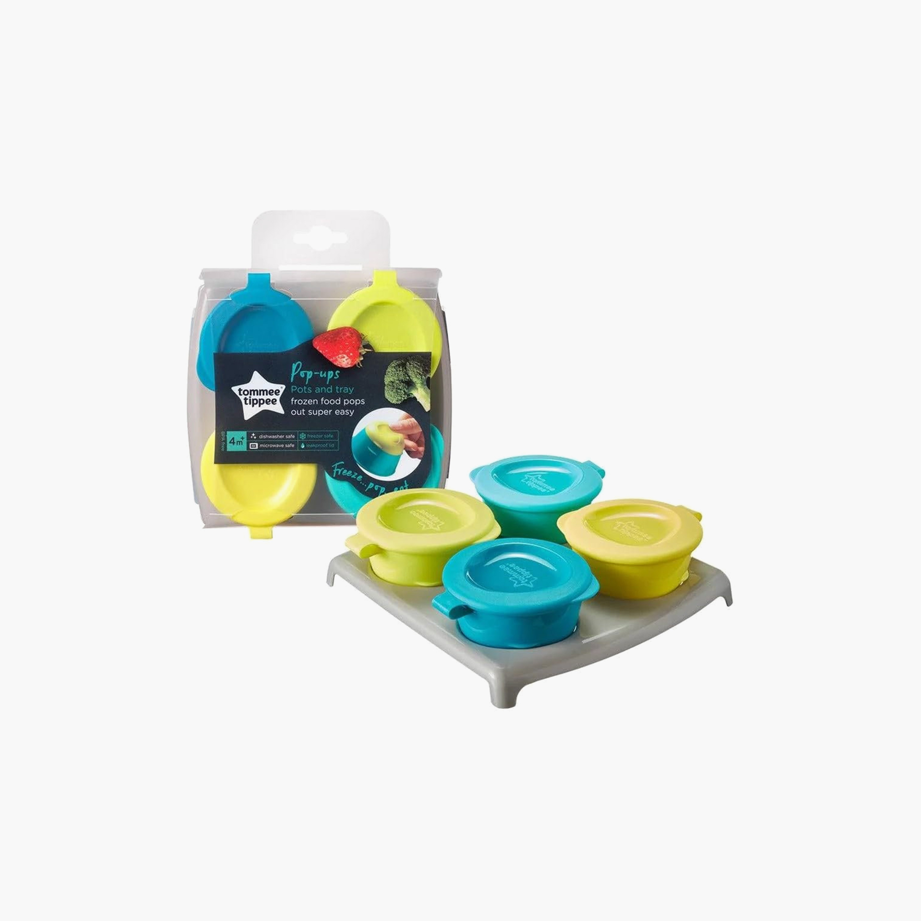 Pack of 4 Tommee Tippee Frozen Pop-Up Pots with Tray-baby-feeding-mealtimeessentials-image-5