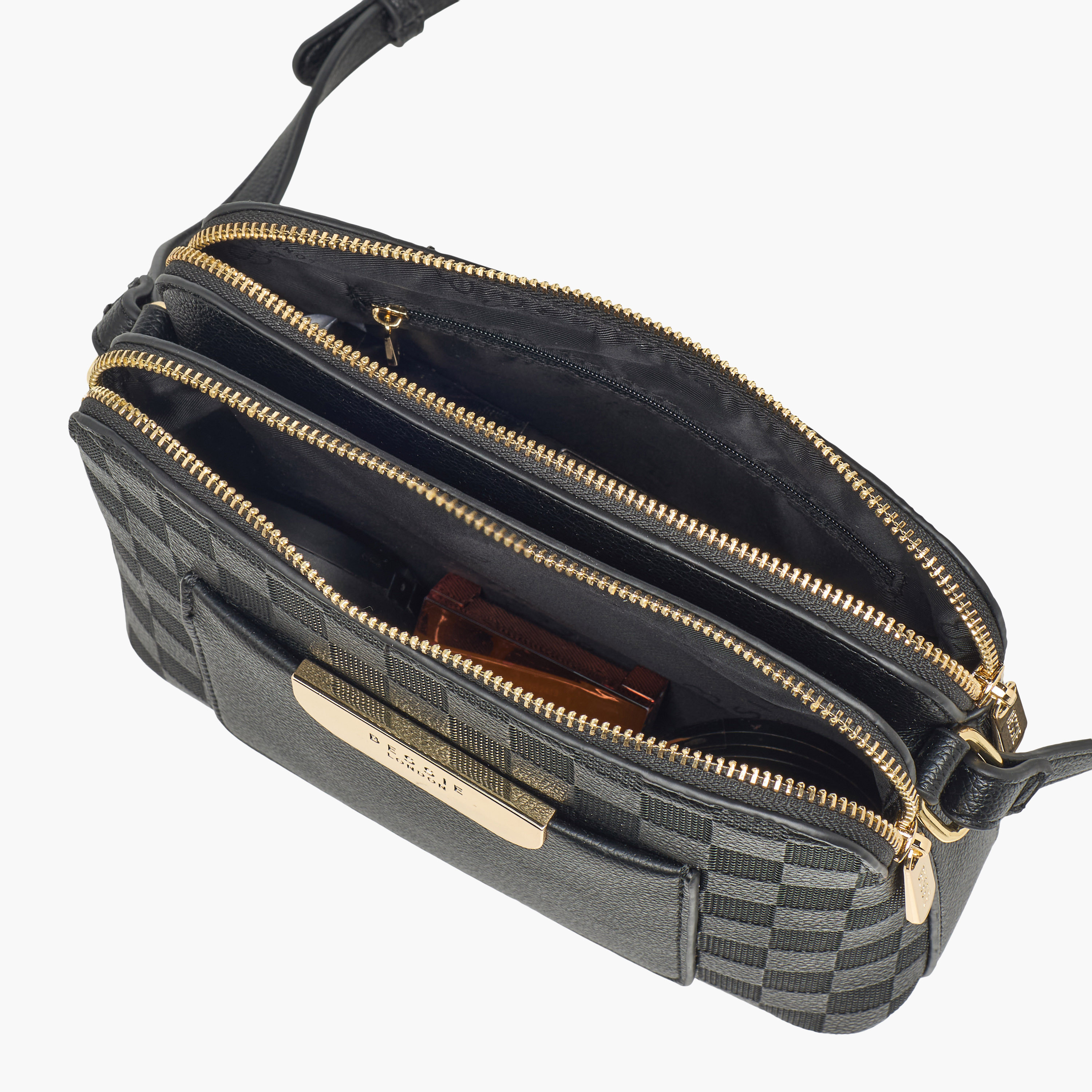 شنطة كروس بودي كاروهات مع شنطة صغيرة من بيسي لندن-women-bagsandwallets-handbags-image-9