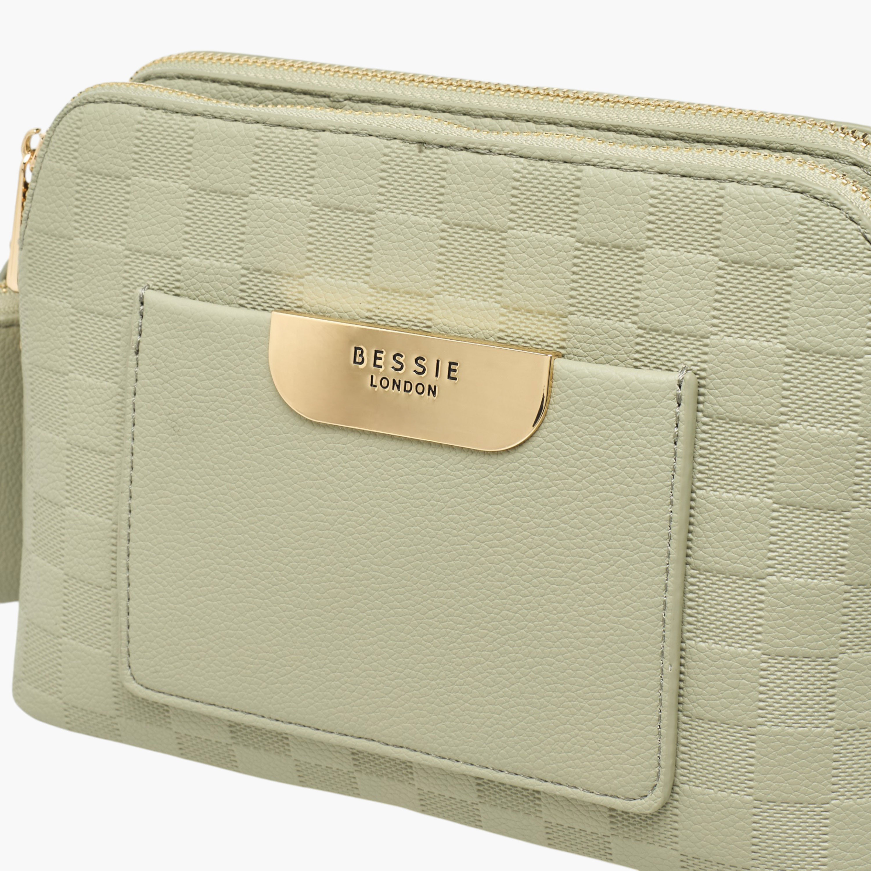 Bessie London Checked Crossbody Bag with Coin Purse-women-bagsandwallets-handbags-image-6