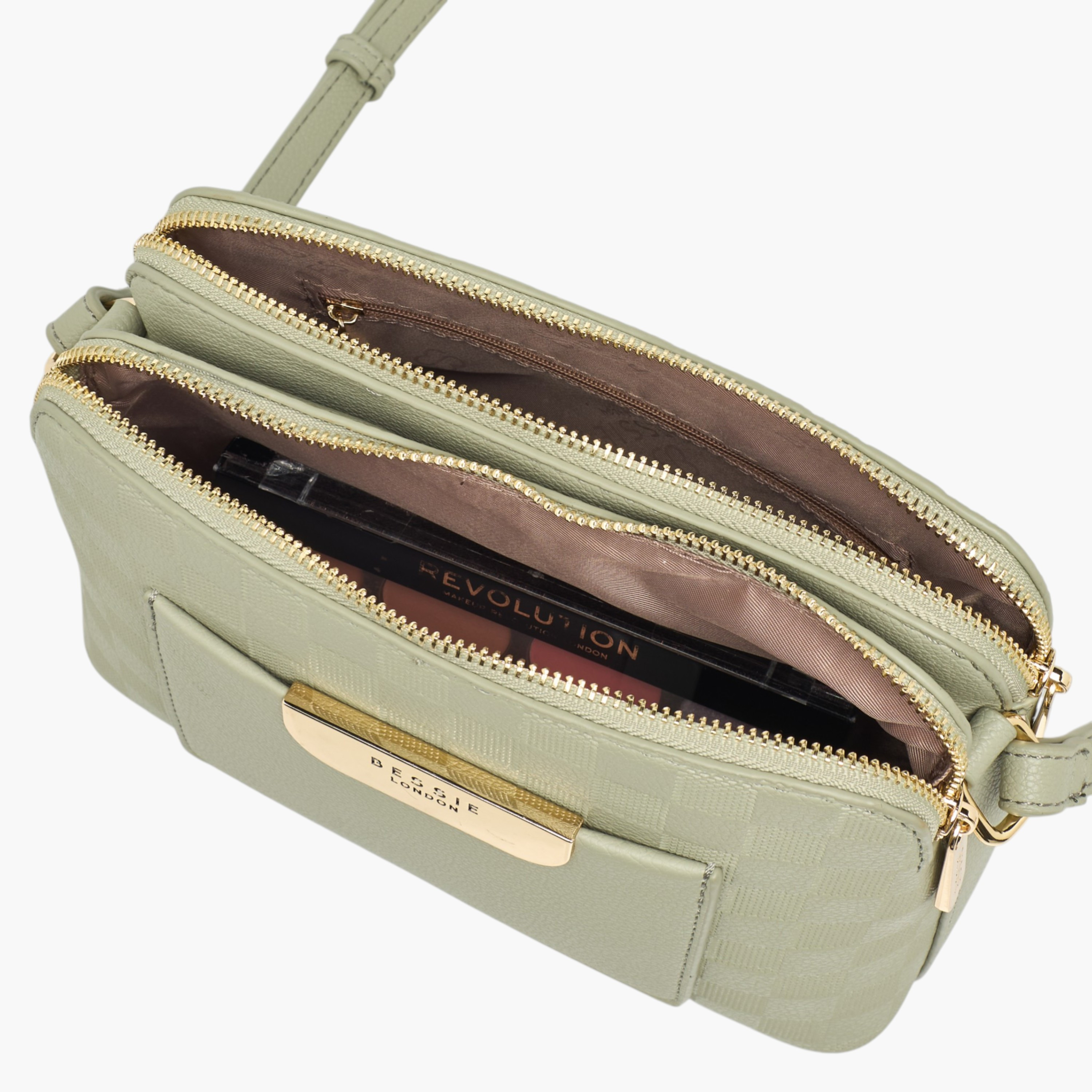 Bessie London Checked Crossbody Bag with Coin Purse-women-bagsandwallets-handbags-image-9