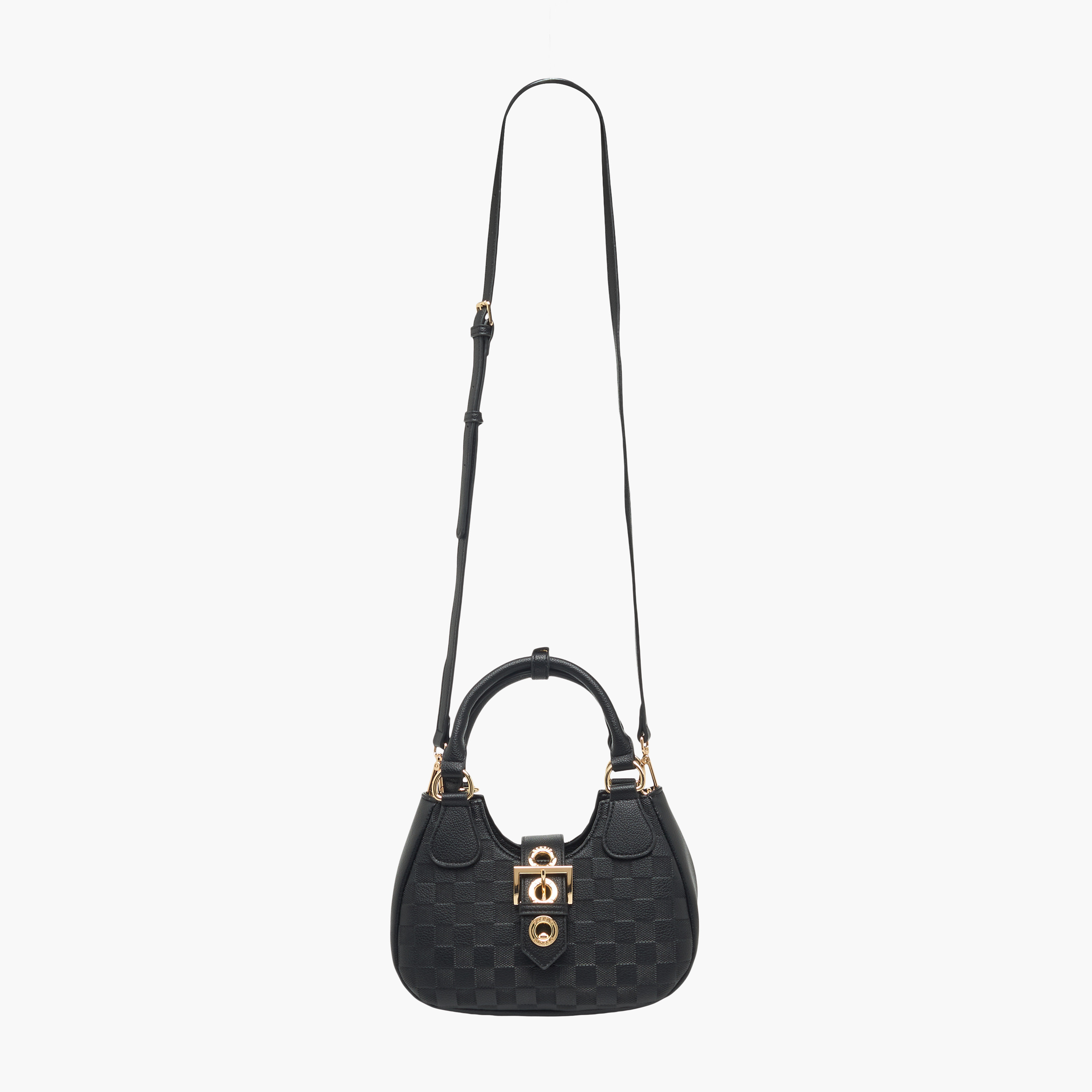 شنطة كروس بودي كاروهات بحزام قابل للفصل من بيسي لندن-women-bagsandwallets-handbags-image-3
