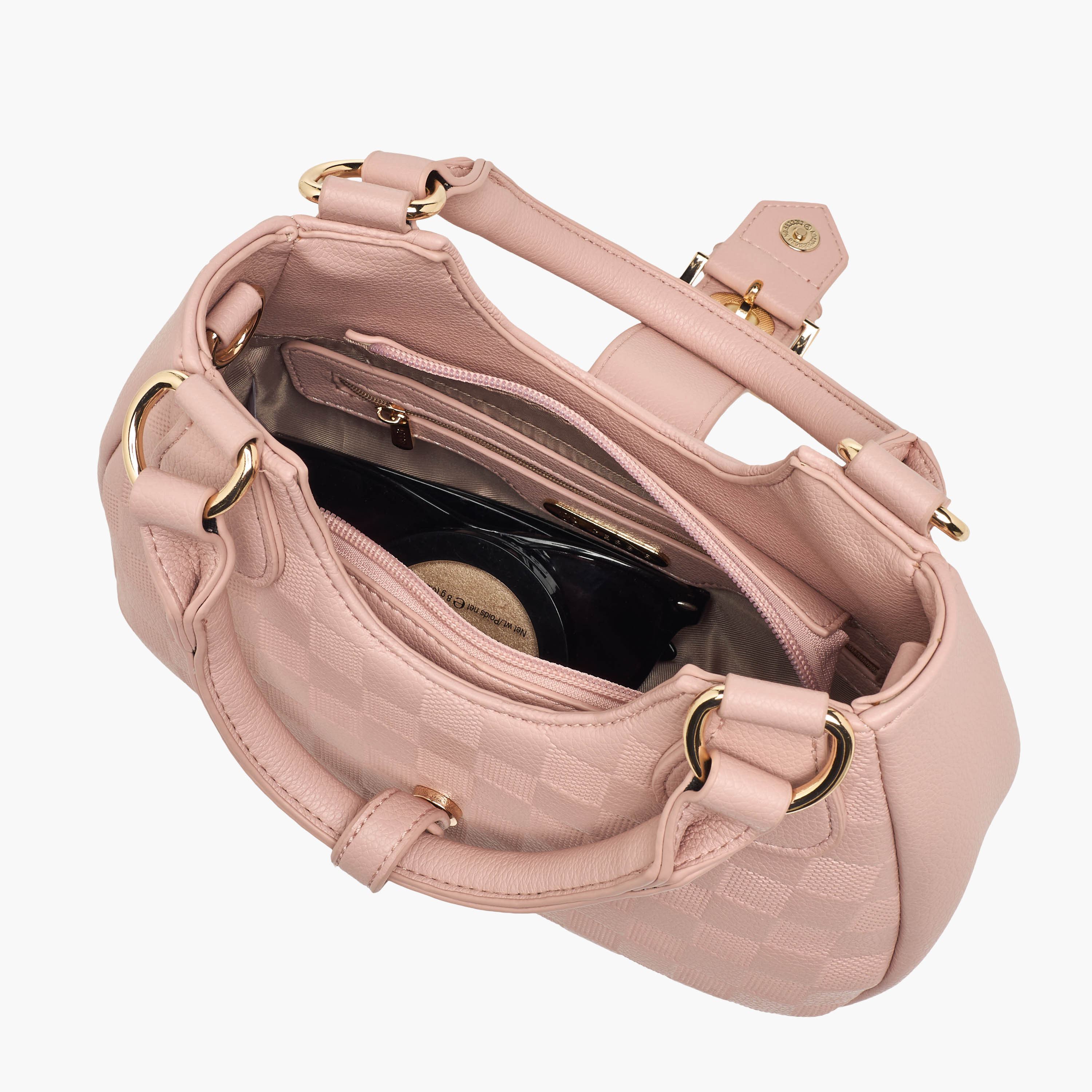 شنطة باجيت كاروهات بحزام قابل للفصل من بيسي لندن-women-bagsandwallets-handbags-image-9