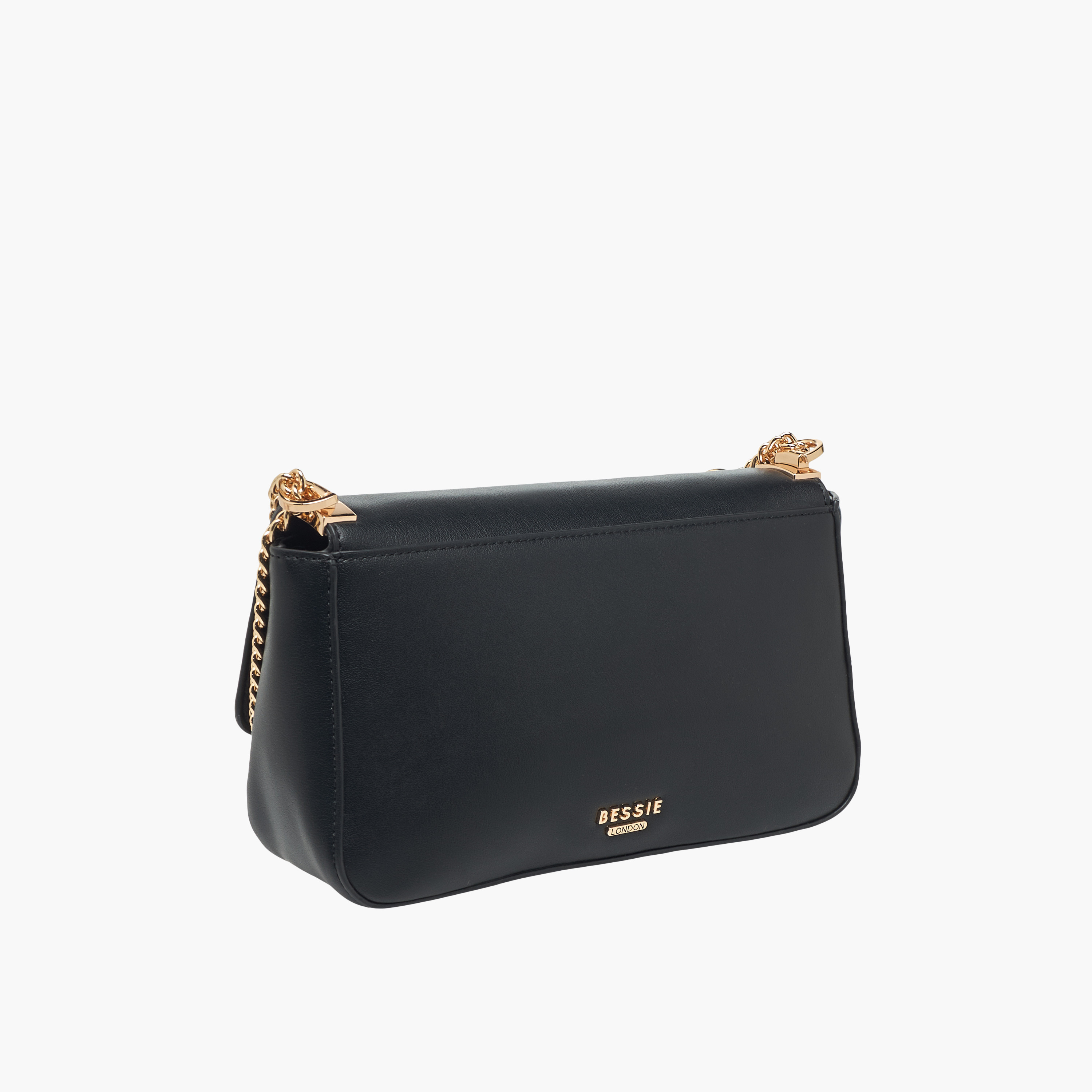 Bessie London Checked Baguette Bag with Detachable Strap-women-bagsandwallets-handbags-image-4