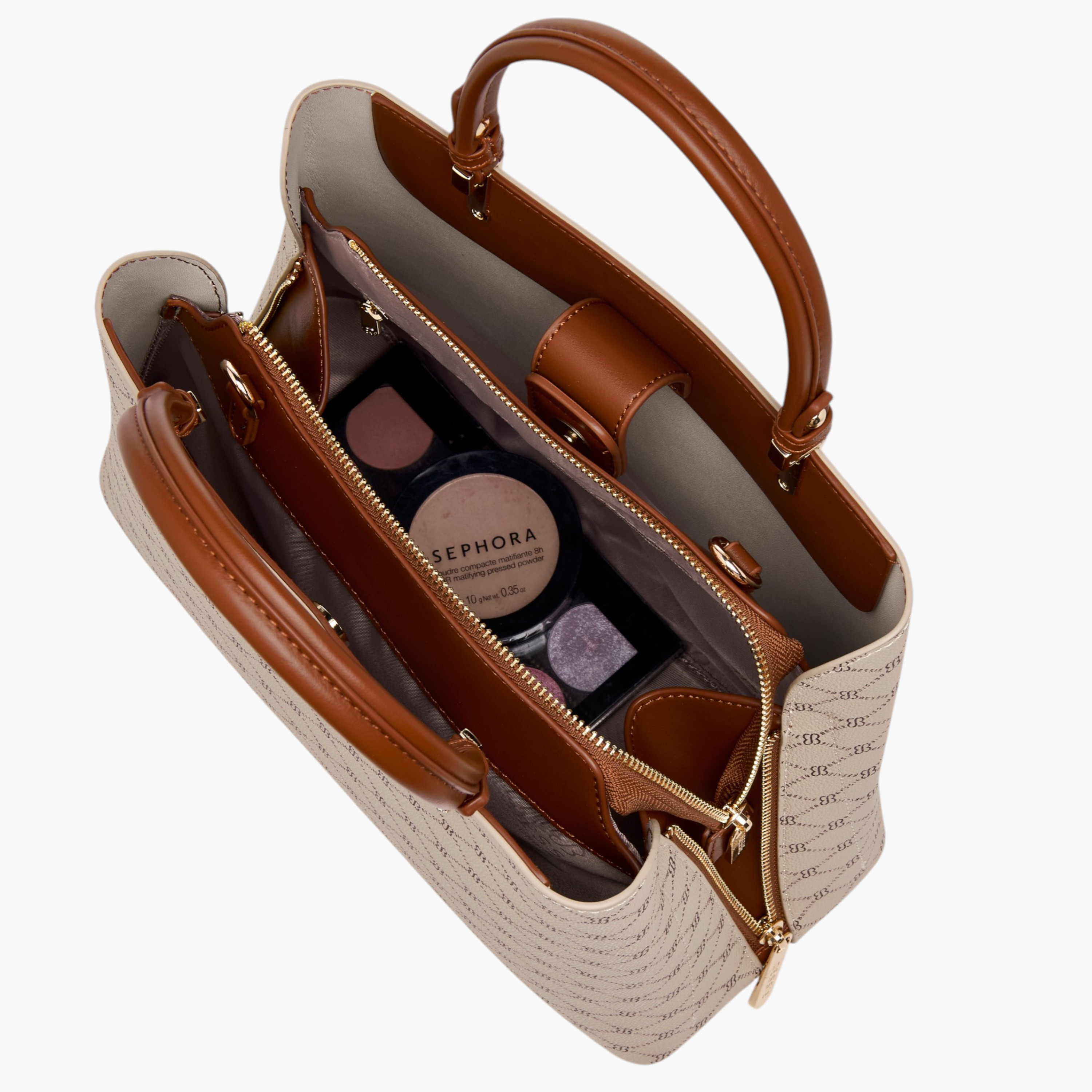شنطة كروس بودي مربعات بحزتم قابل للفصل من بيسي لندن-women-bagsandwallets-handbags-image-7