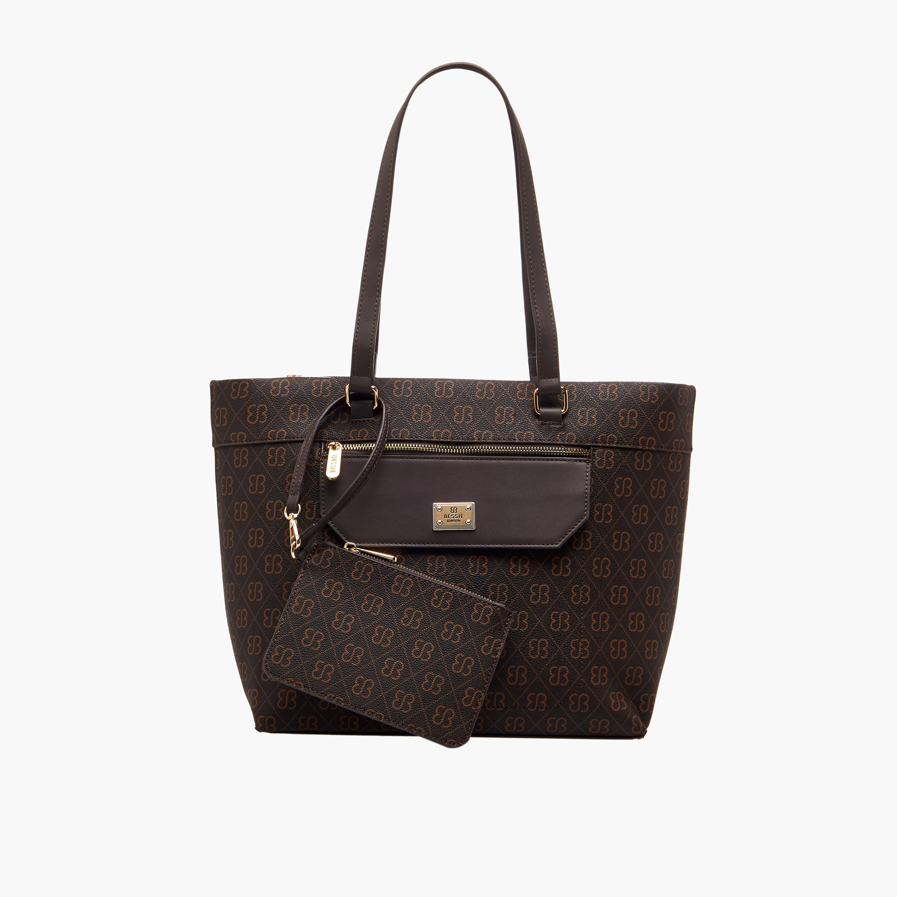 شنطة كروس بودي مربعات بحزتم قابل للفصل من بيسي لندن-women-bagsandwallets-handbags-image-1