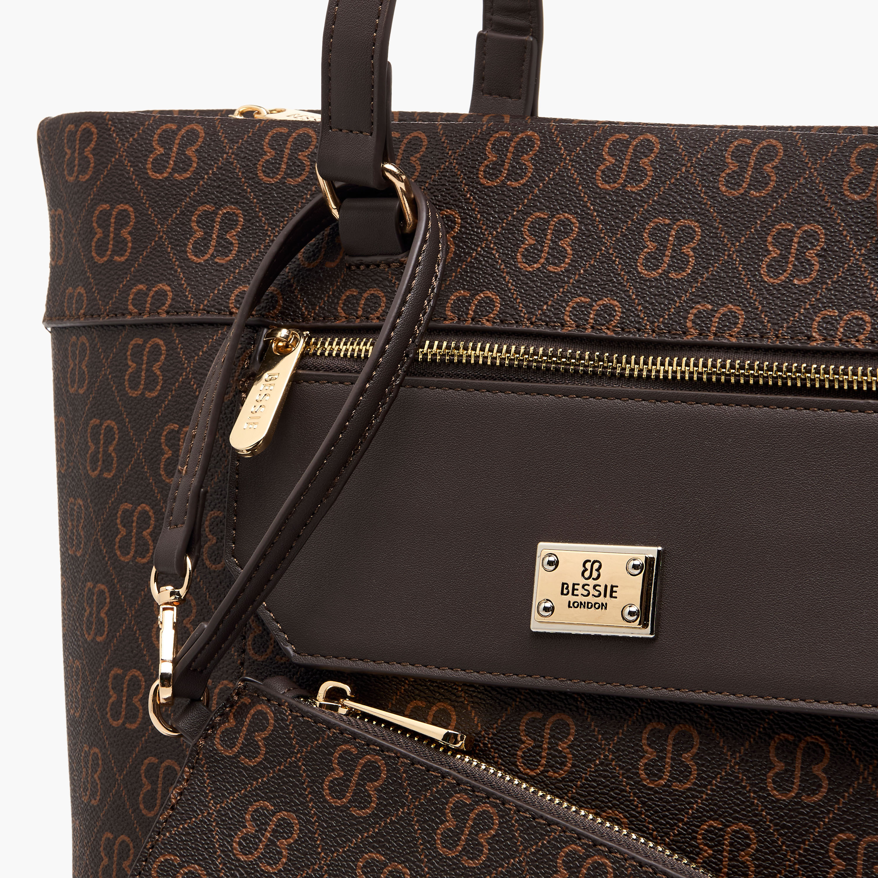 شنطة كروس بودي مربعات بحزتم قابل للفصل من بيسي لندن-women-bagsandwallets-handbags-image-5