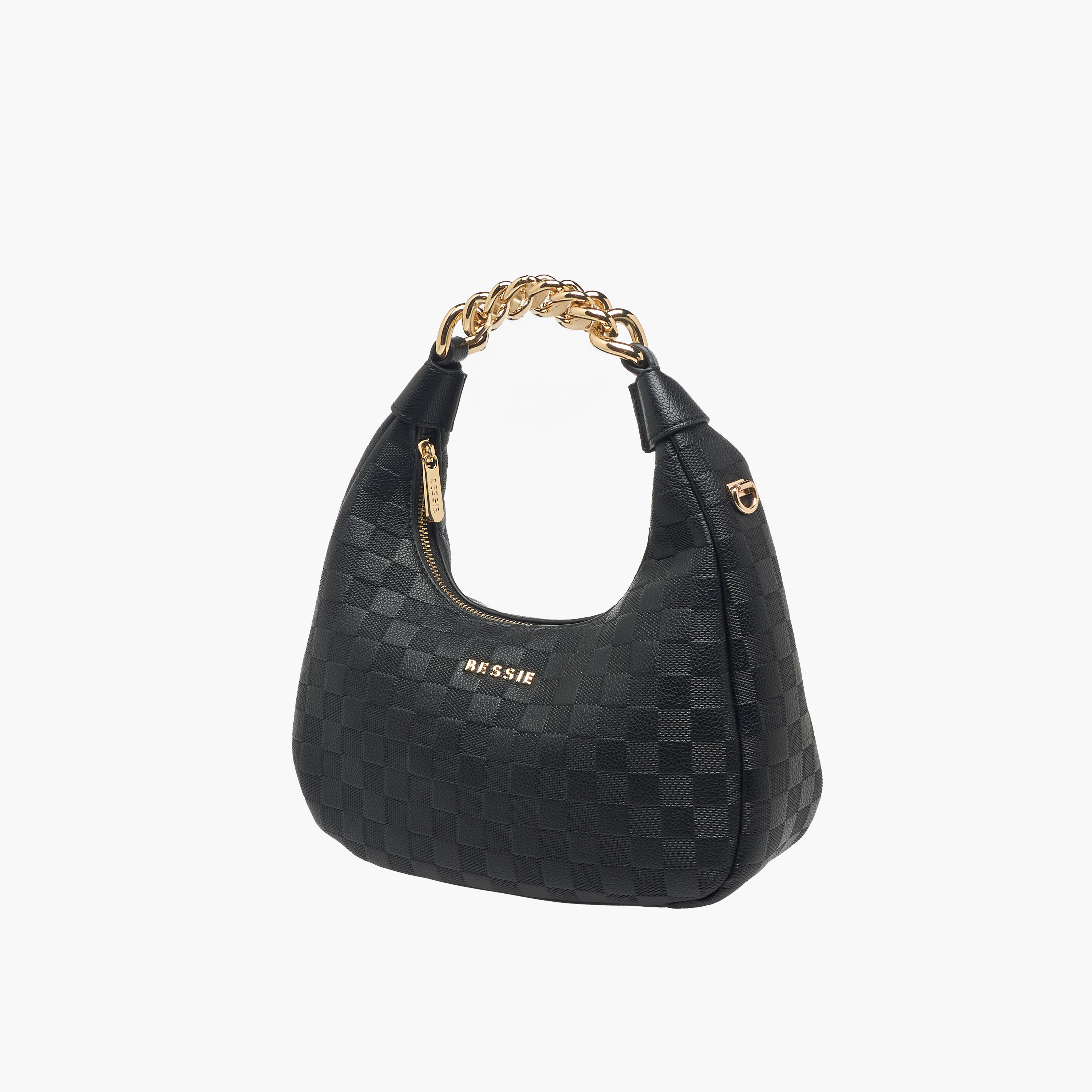 شنطة هوبو كاروهات بحزام قابل للفصل من بيسي لندن-women-bagsandwallets-handbags-image-4