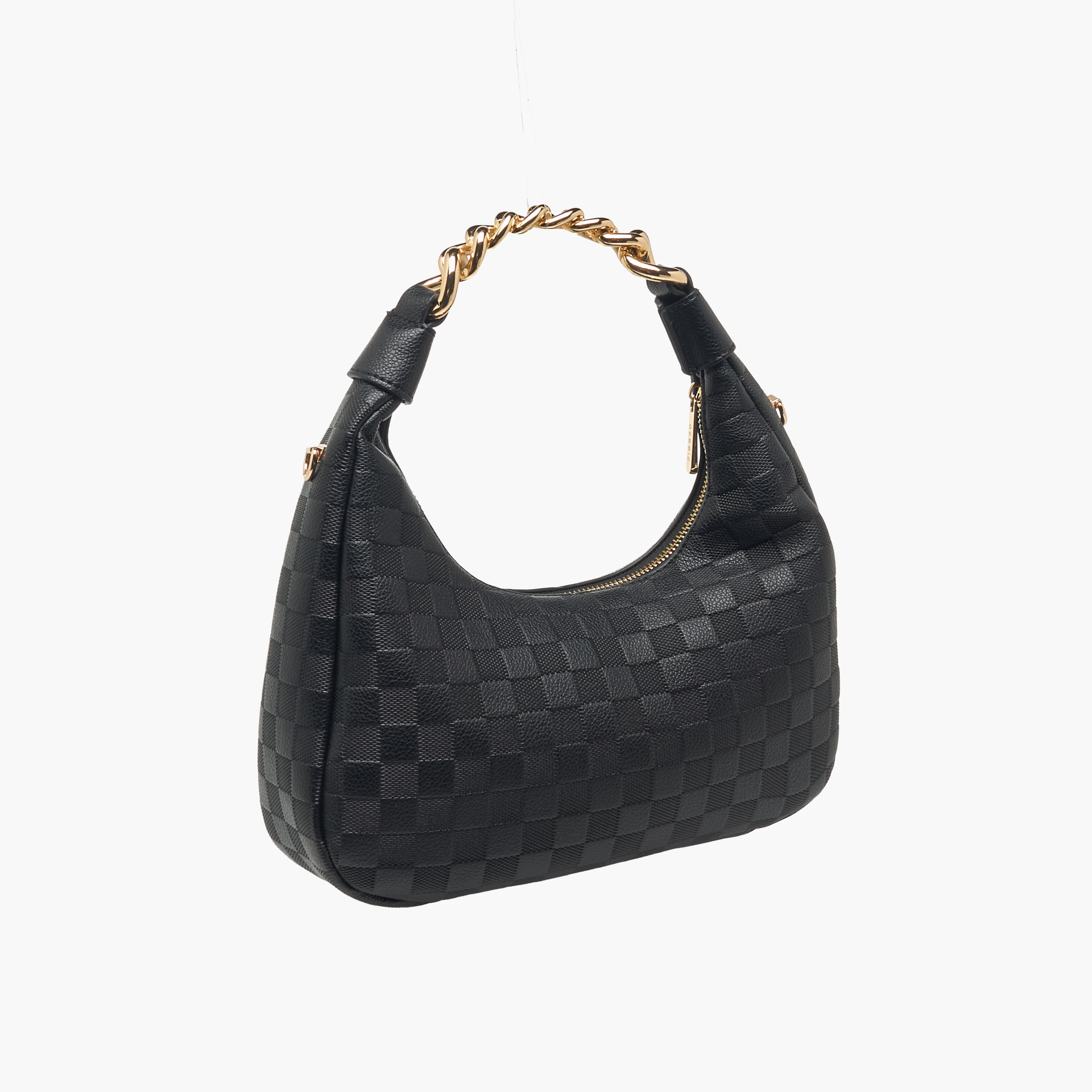 شنطة هوبو كاروهات بحزام قابل للفصل من بيسي لندن-women-bagsandwallets-handbags-image-5