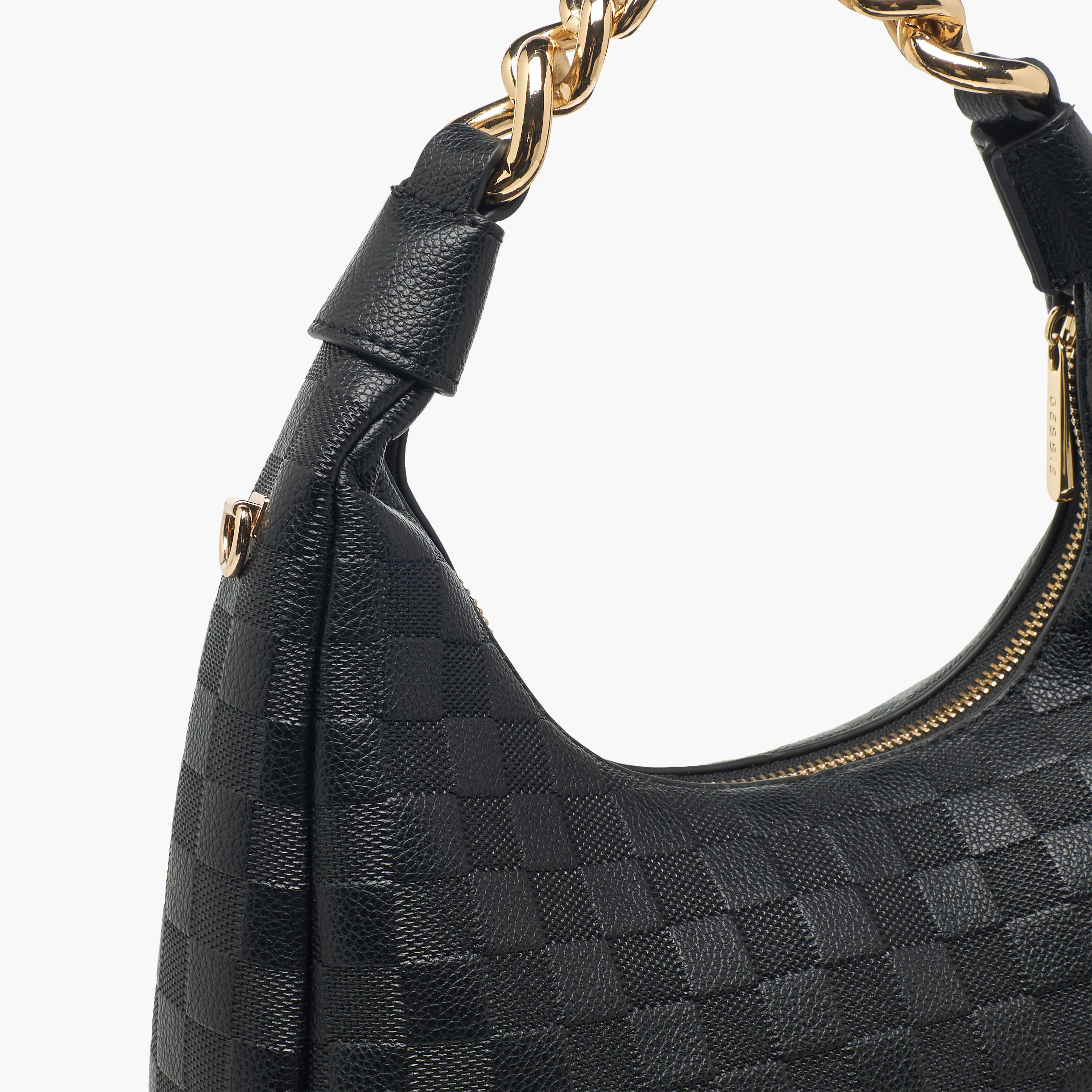 شنطة هوبو كاروهات بحزام قابل للفصل من بيسي لندن-women-bagsandwallets-handbags-image-7