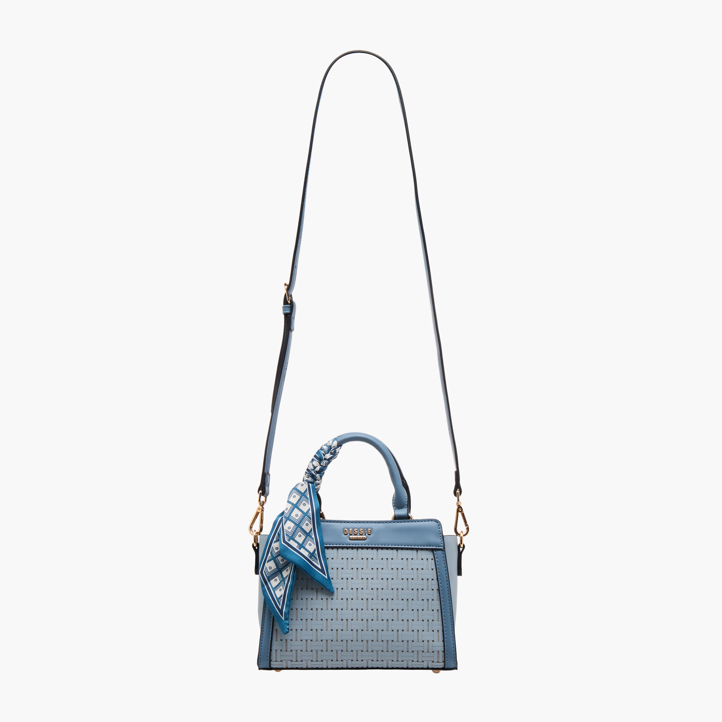 شنطة كروس بودي بزينة وشاح وحزام قابل للفصل من بيسي لندن-women-bagsandwallets-handbags-image-3