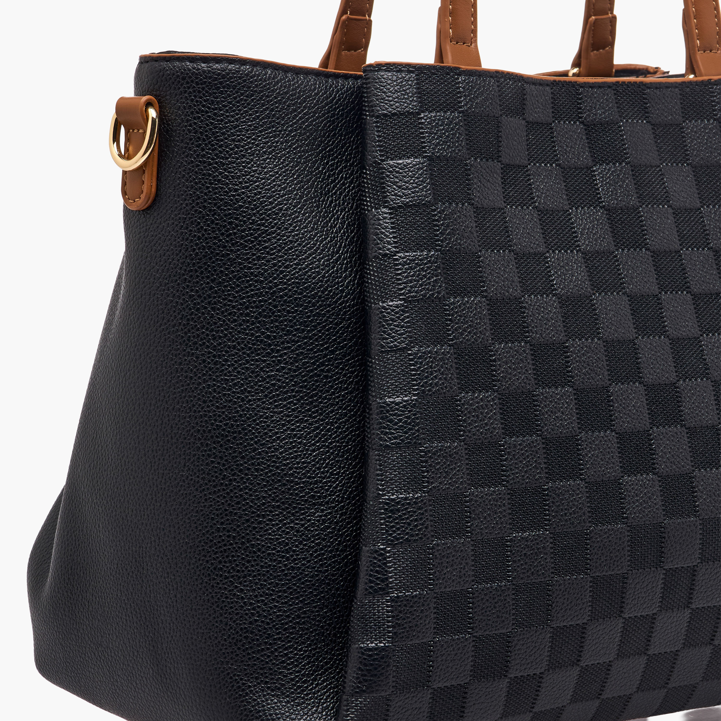 شنطة توتي كاروهات بحزام قابل للفصل من بيسي لندن-women-bagsandwallets-handbags-image-6