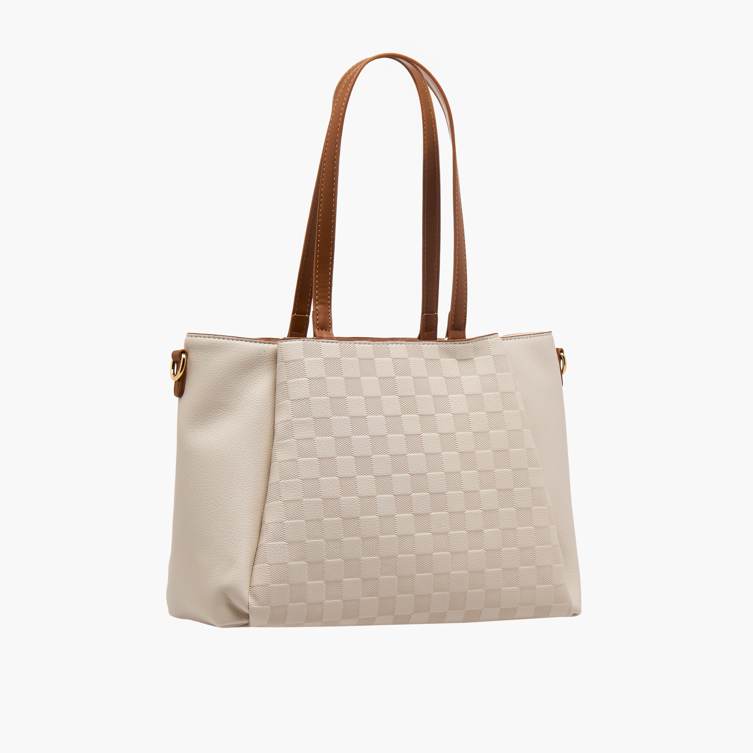 شنطة توتي كاروهات بحزام قابل للفصل من بيسي لندن-women-bagsandwallets-handbags-image-4