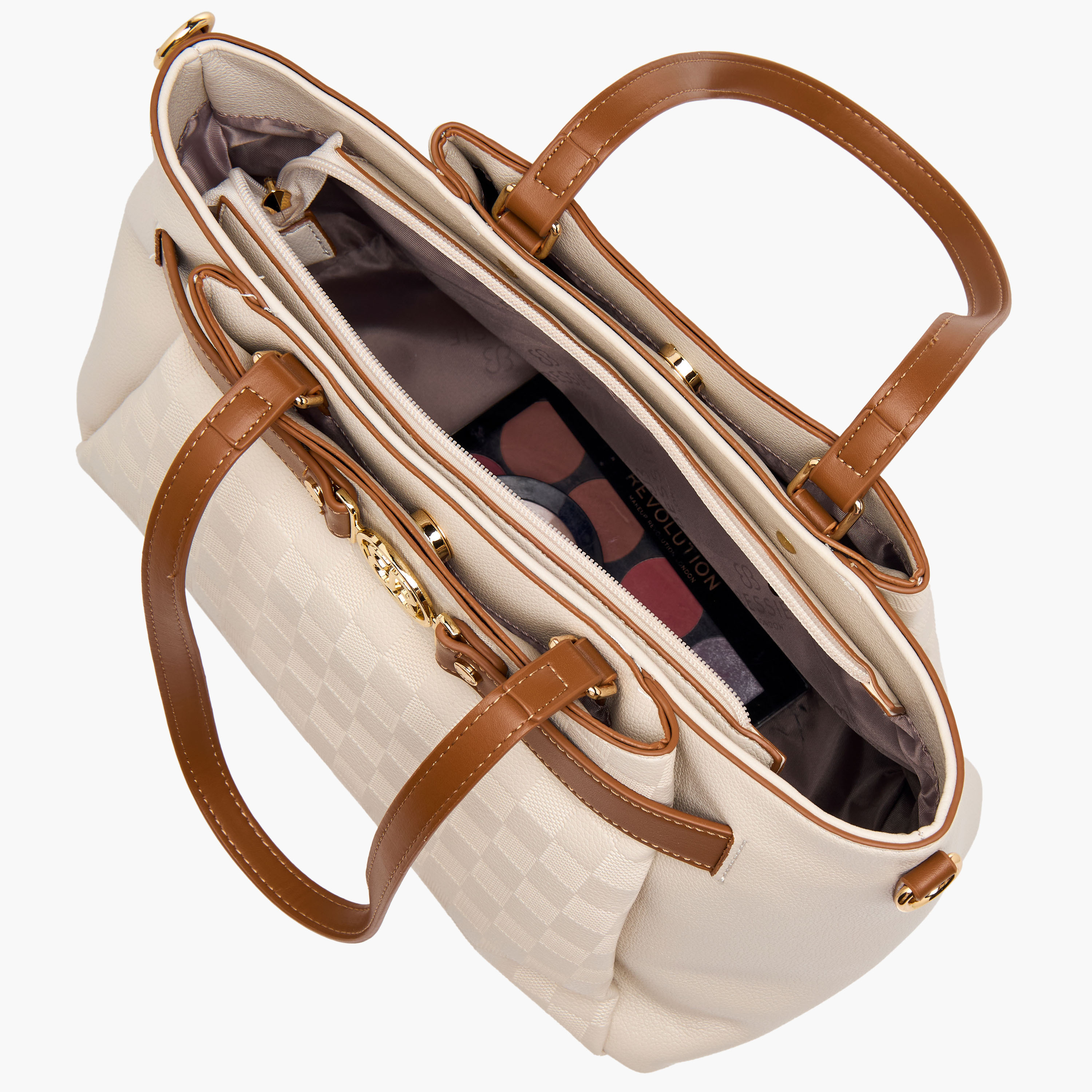 شنطة توتي كاروهات بحزام قابل للفصل من بيسي لندن-women-bagsandwallets-handbags-image-9