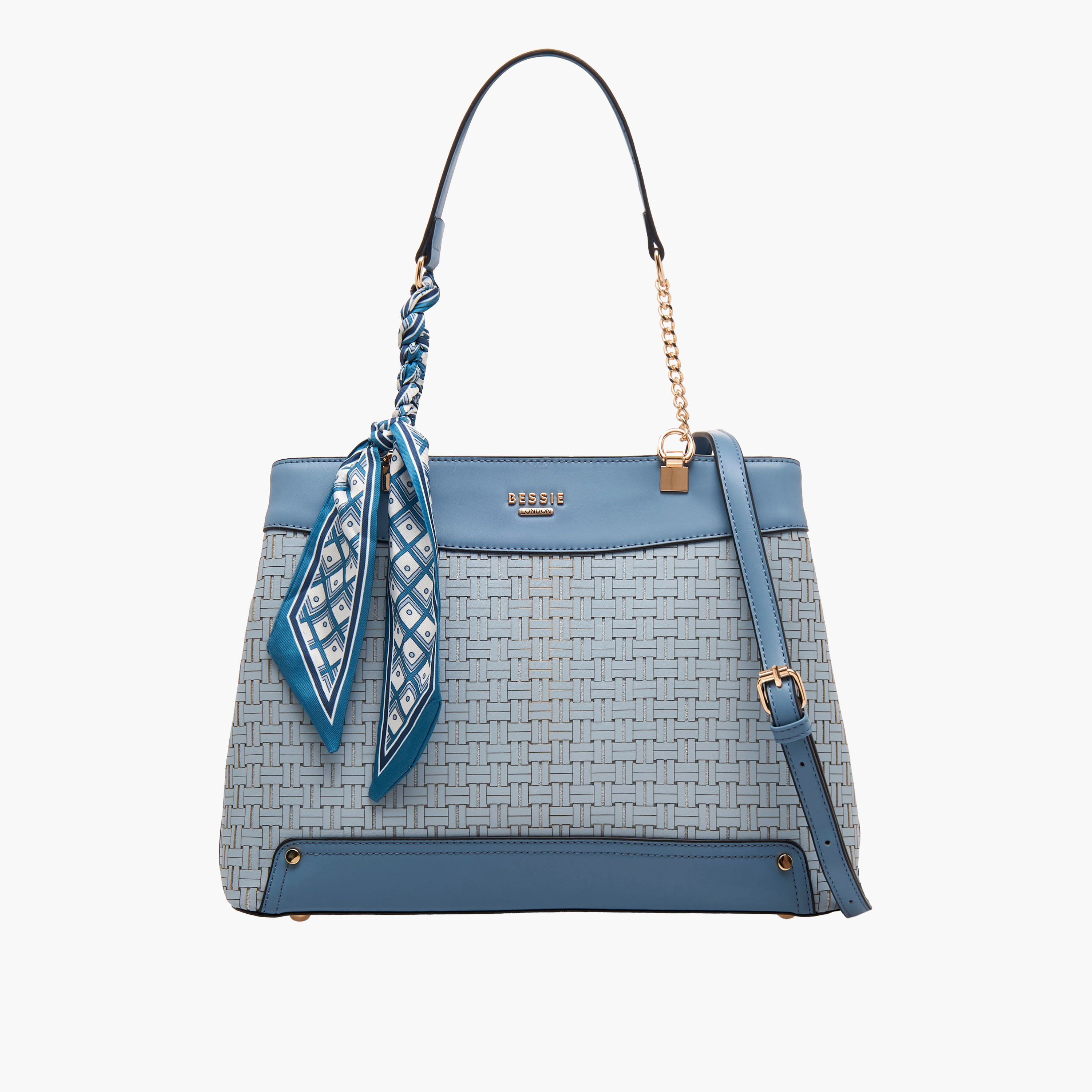 شنطة توتي بحزام قابل للفصل ووشاح من بيسي لندن-women-bagsandwallets-handbags-image-1