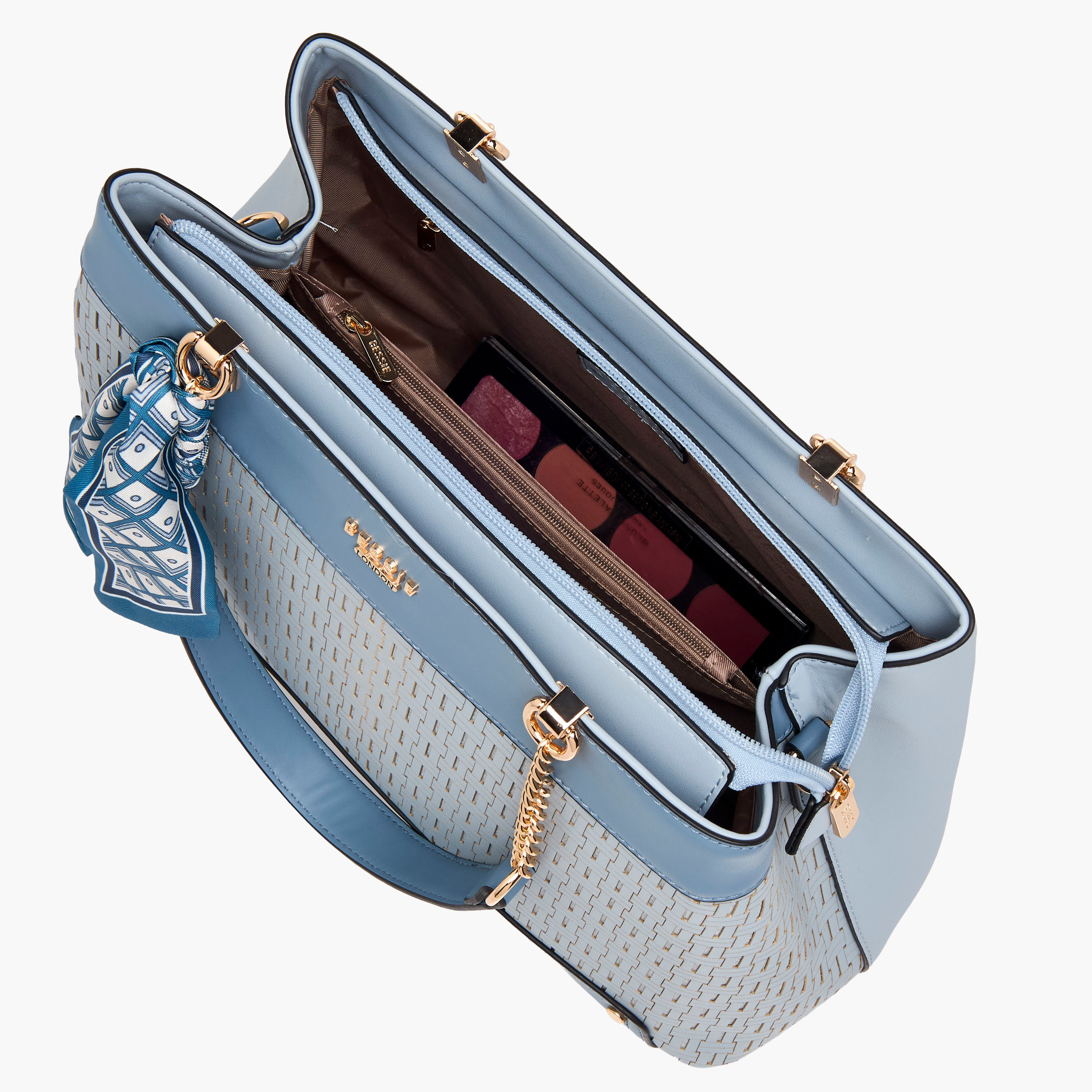 شنطة توتي بحزام قابل للفصل ووشاح من بيسي لندن-women-bagsandwallets-handbags-image-9