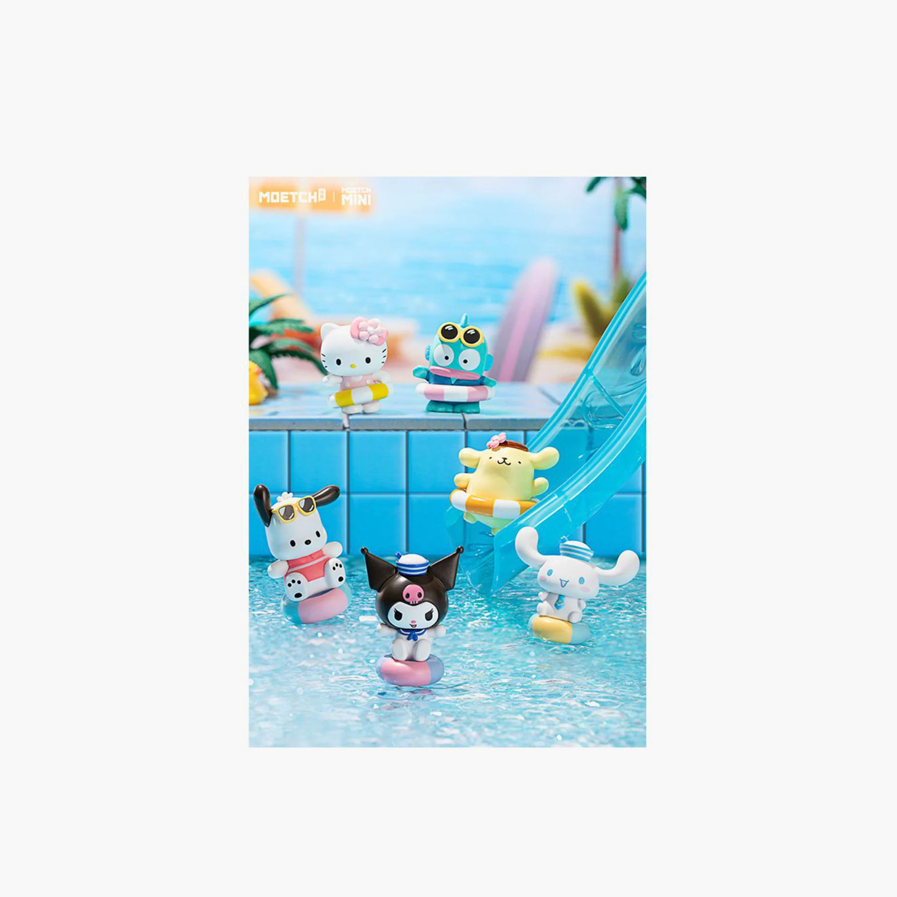 Sanrio Swimming Series Moetch Bean Assorted Figurine-toys-noveltyandcollectibles-collectibles-image-1
