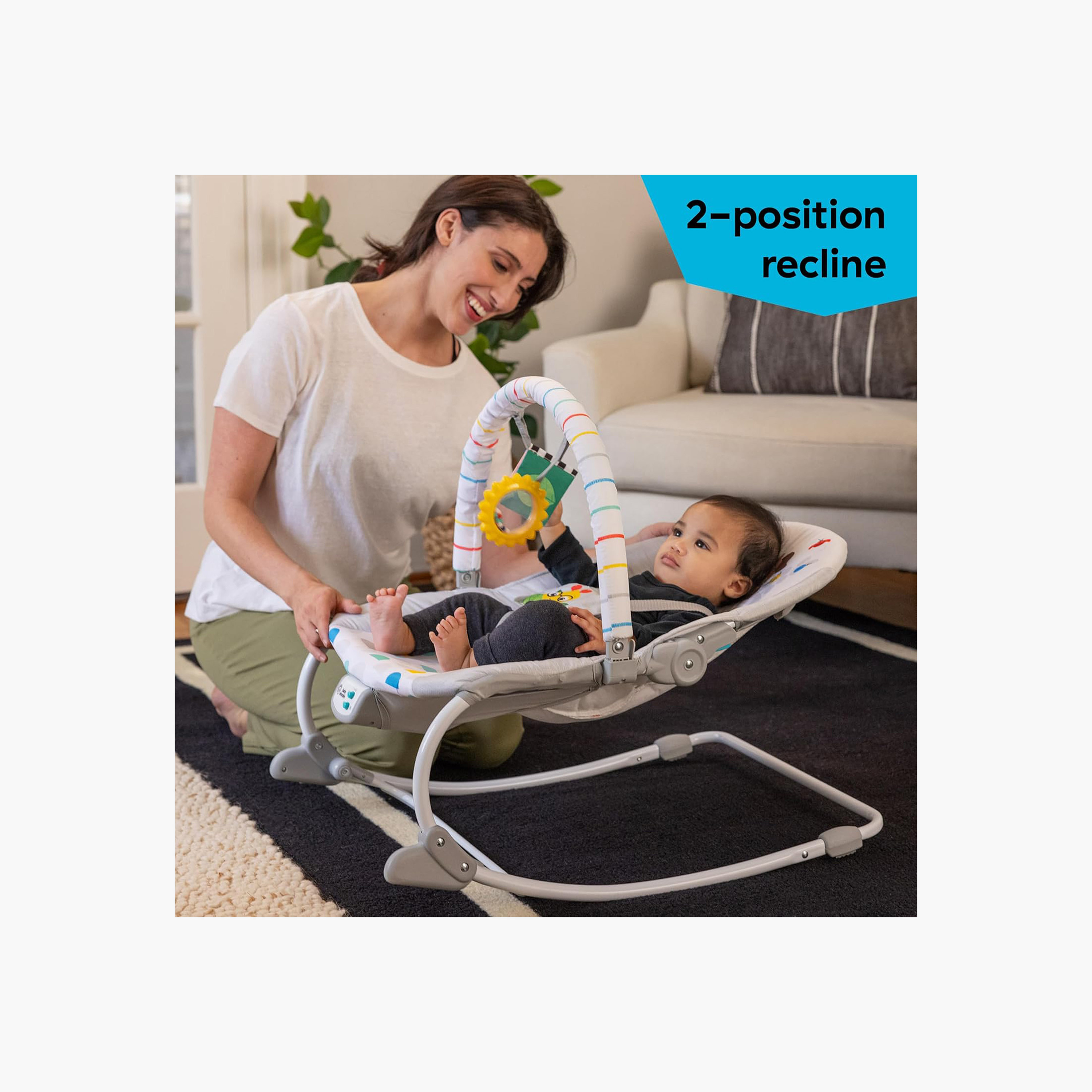 Baby Einstein Dean's Discovery Spot Infant to Toddler Rocker with Detachable Toys-baby-infantactivity-rockers-image-7