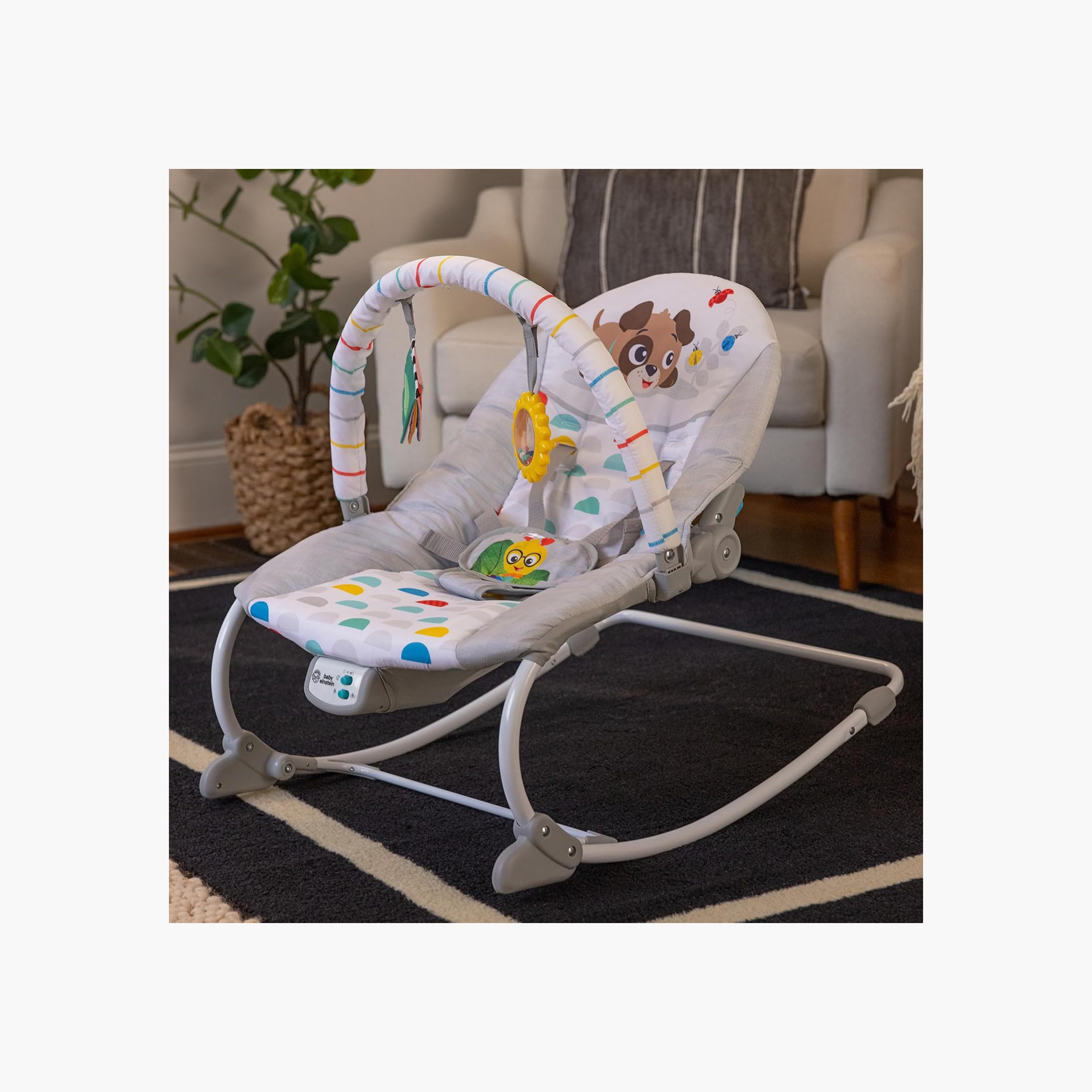 Baby Einstein Dean's Discovery Spot Infant to Toddler Rocker with Detachable Toys-baby-infantactivity-rockers-image-9
