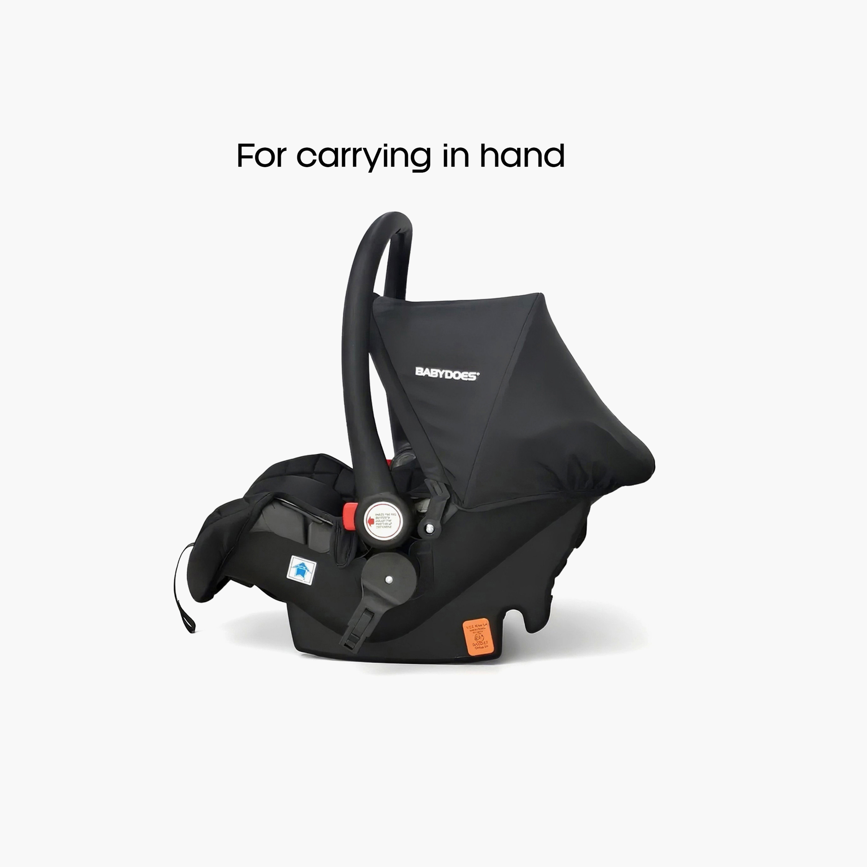 BABYDOES EXCITEZ - Compact Travel System (Stroller + Car Seat), 0–3 Y – Black-baby-gear-strollersandprams-travelsystems-image-4