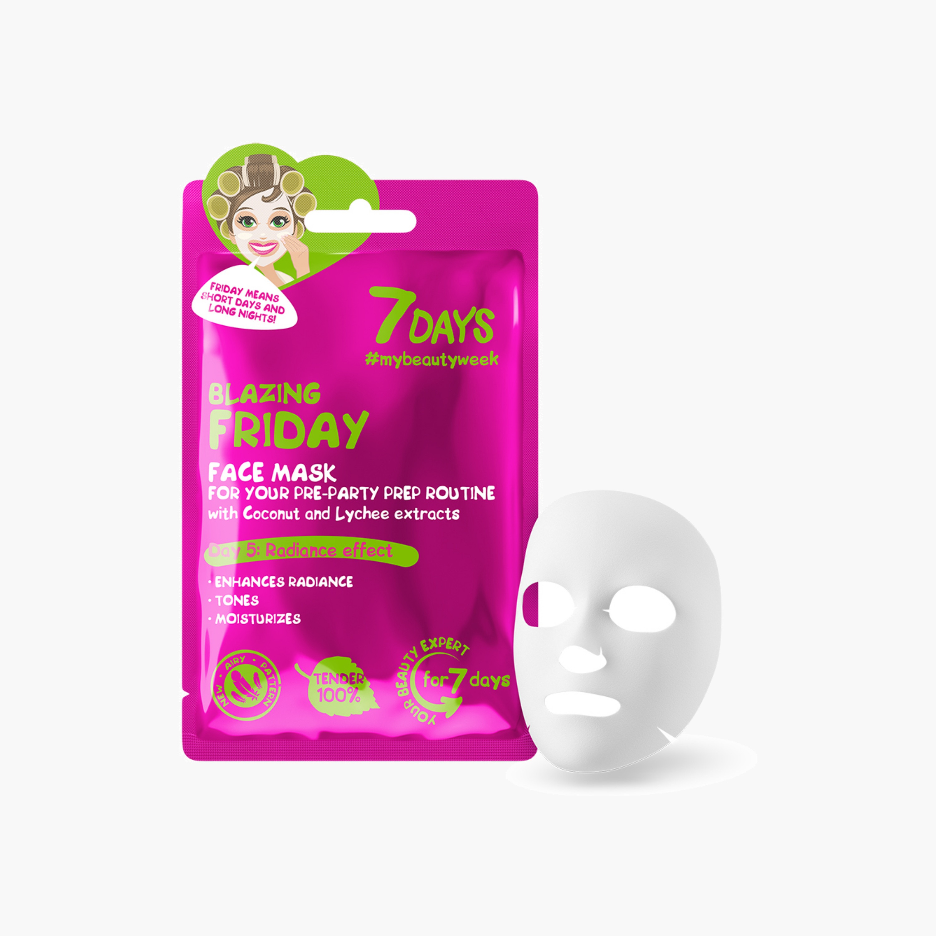 7days Radiance Boosting Face Mask-beautyandpersonalcare-skin-masks-sheetmask-image-1